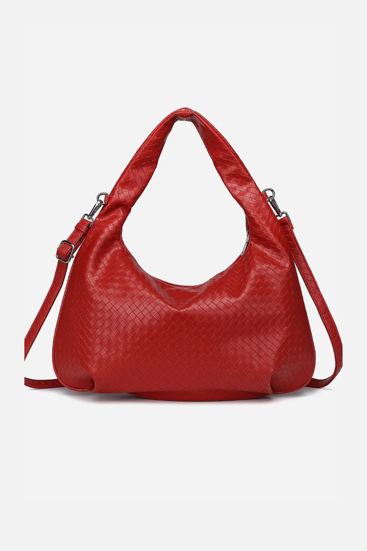 PEONY HOBO BAG - RED