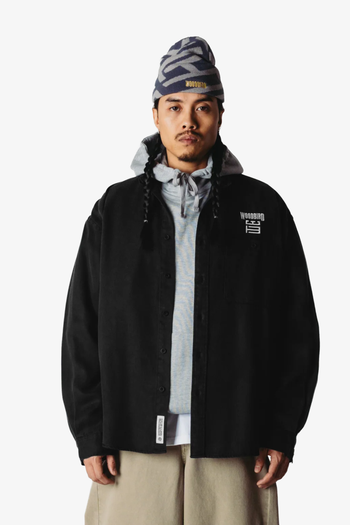 JONG DENIM SHIRT - BLACK