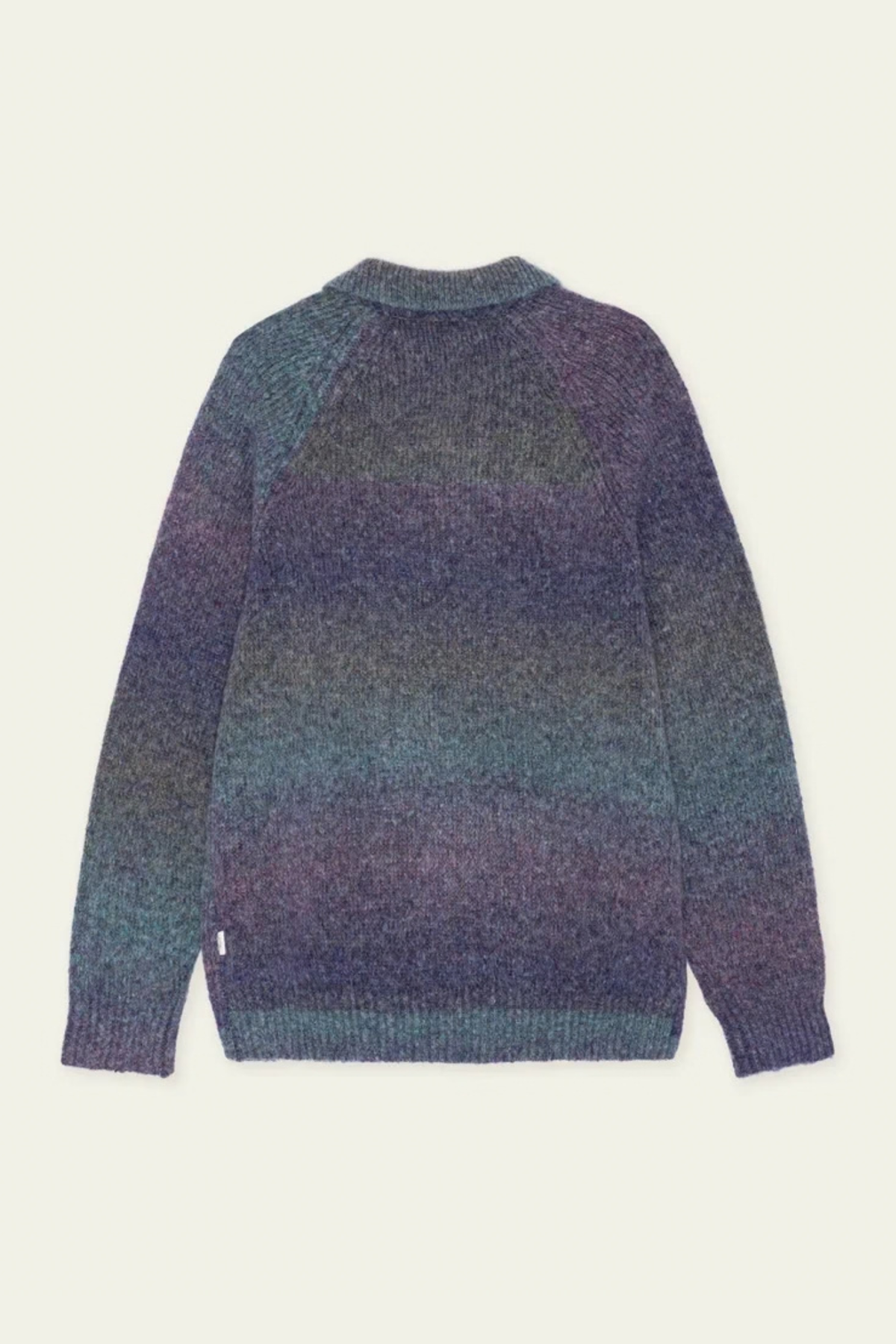 POLO EN MAILLE DÉGRADÉ - VIOLET PRUNE ÉPICÉ