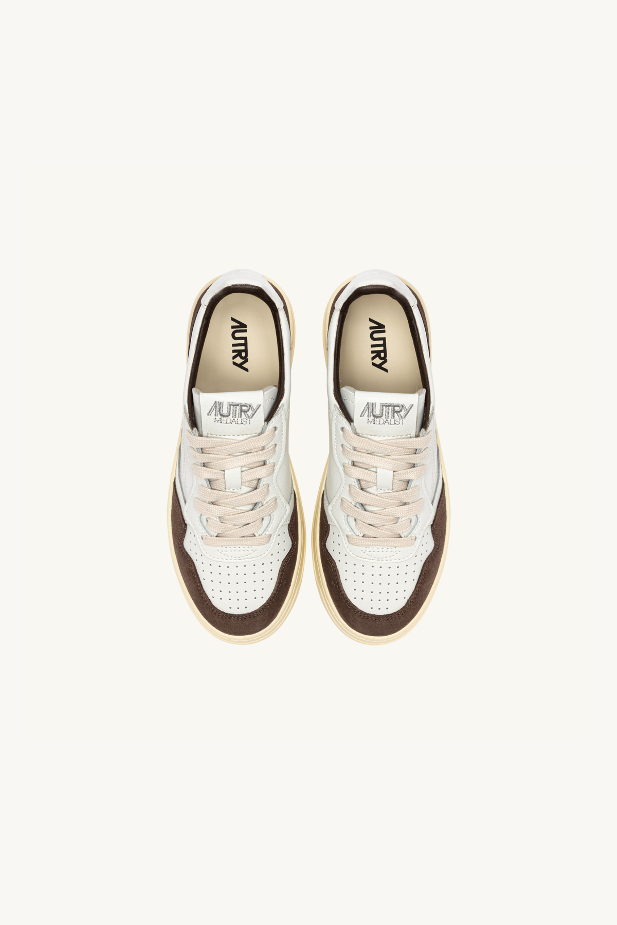 AULM-FT19 - MEDALIST LOW MEN SNEAKERS - SOFLEA/SUE WHT/MOGANO