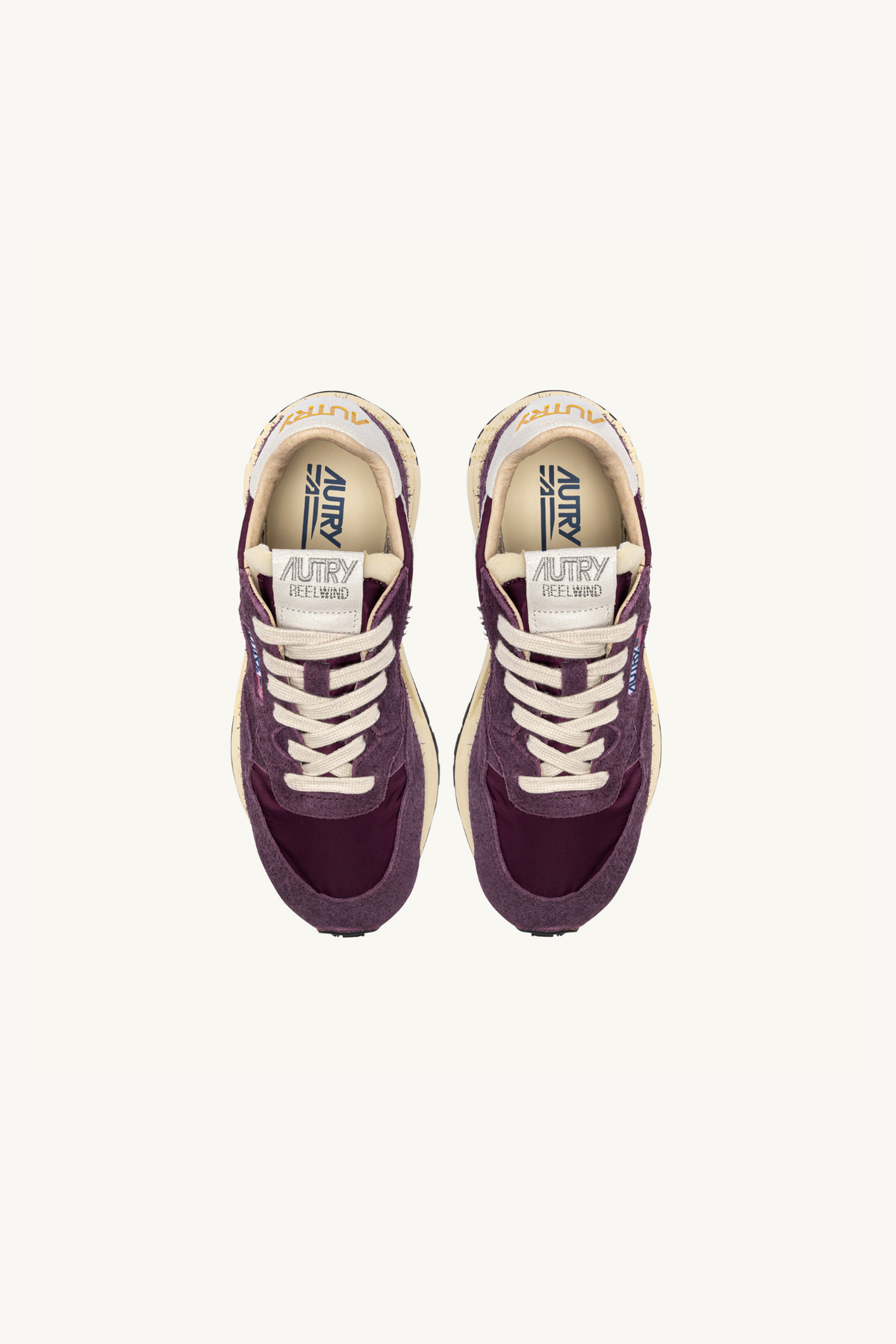 WWLW-NC44 - REELWIND LOW WOMEN SNEAKERS - NYLON/CRACK WHT/WINTBLOOM