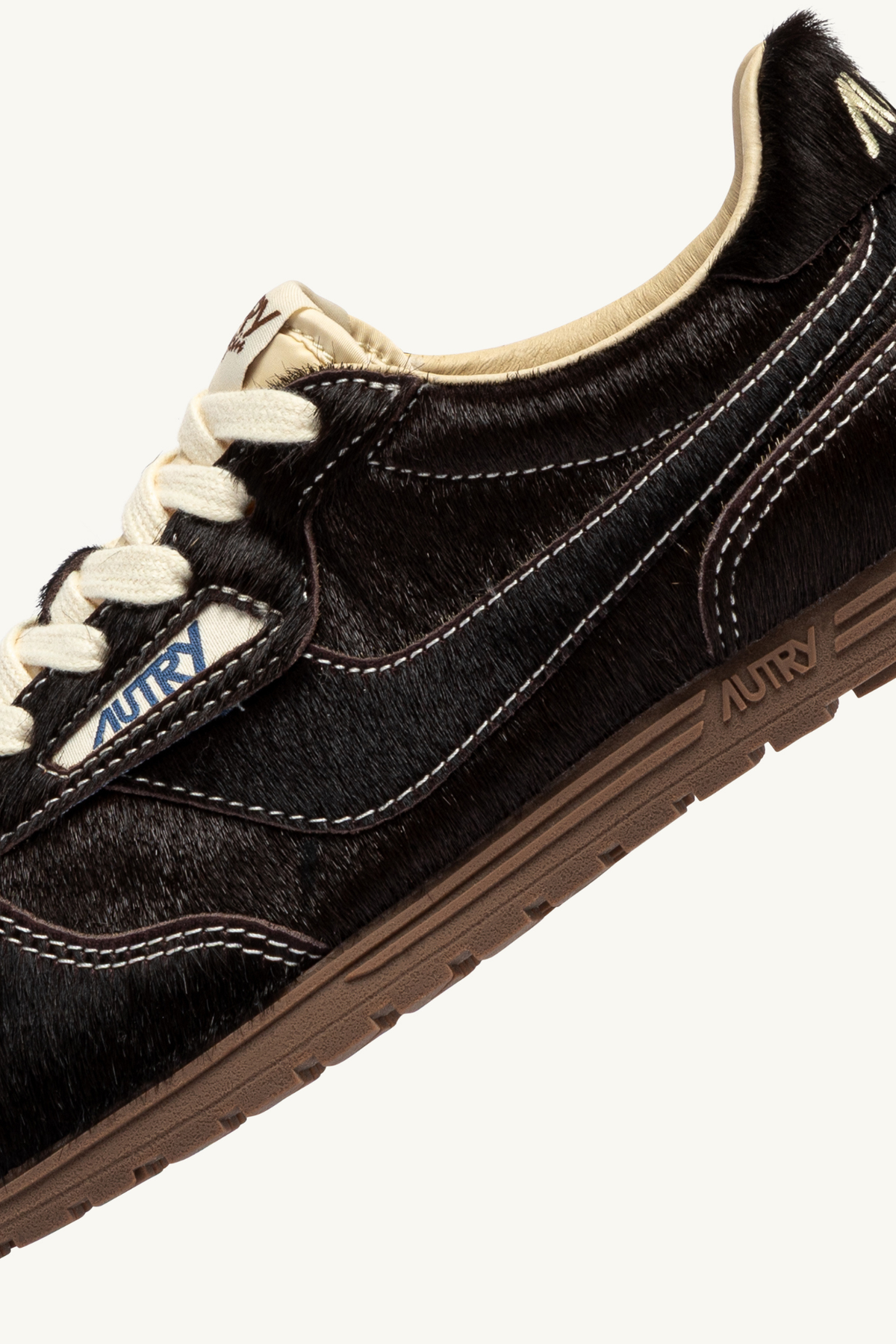 WSLW-BN01 - WINDSPIN LOW DAMES SNEAKERS - PONY/MONO BRUIN