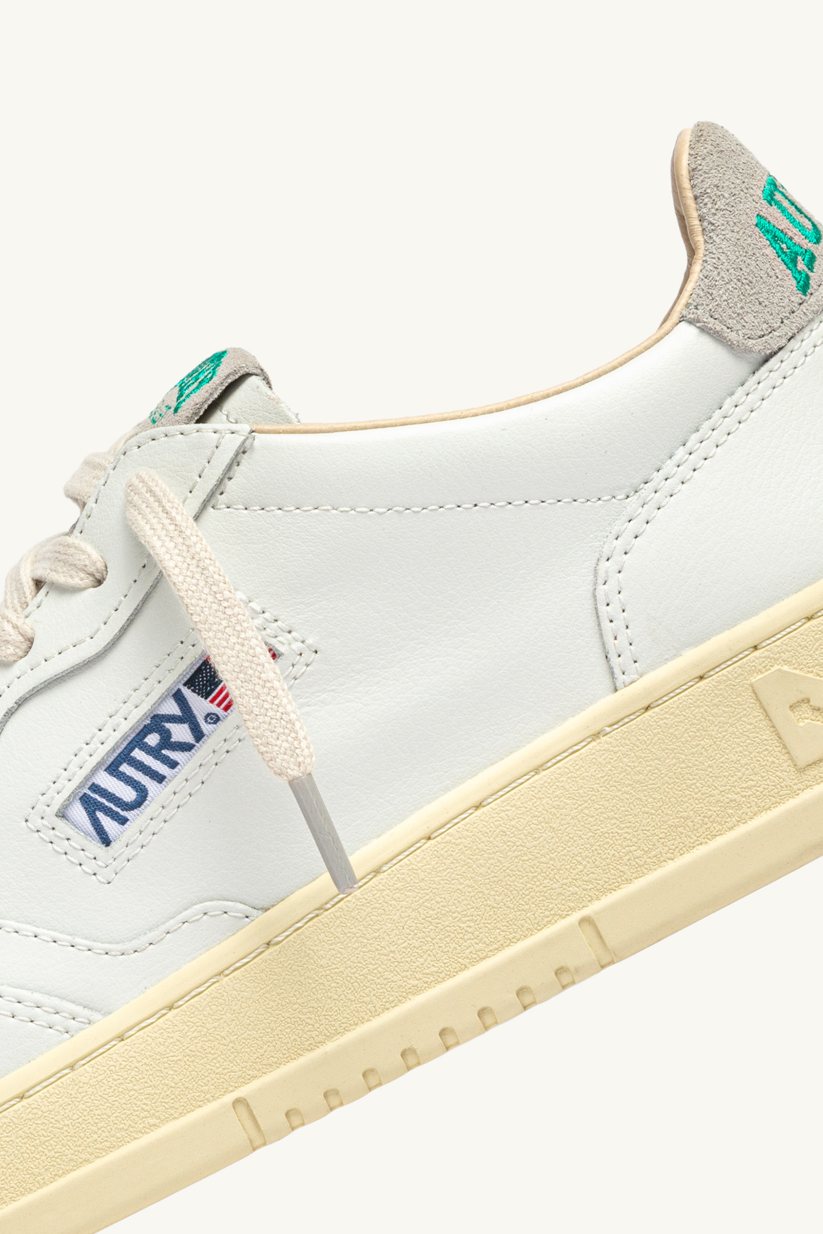AULM-HJ01- MEDALIST LOW MEN SNEAKERS - LEA/SUECOLLEG WHT/NUVOLE