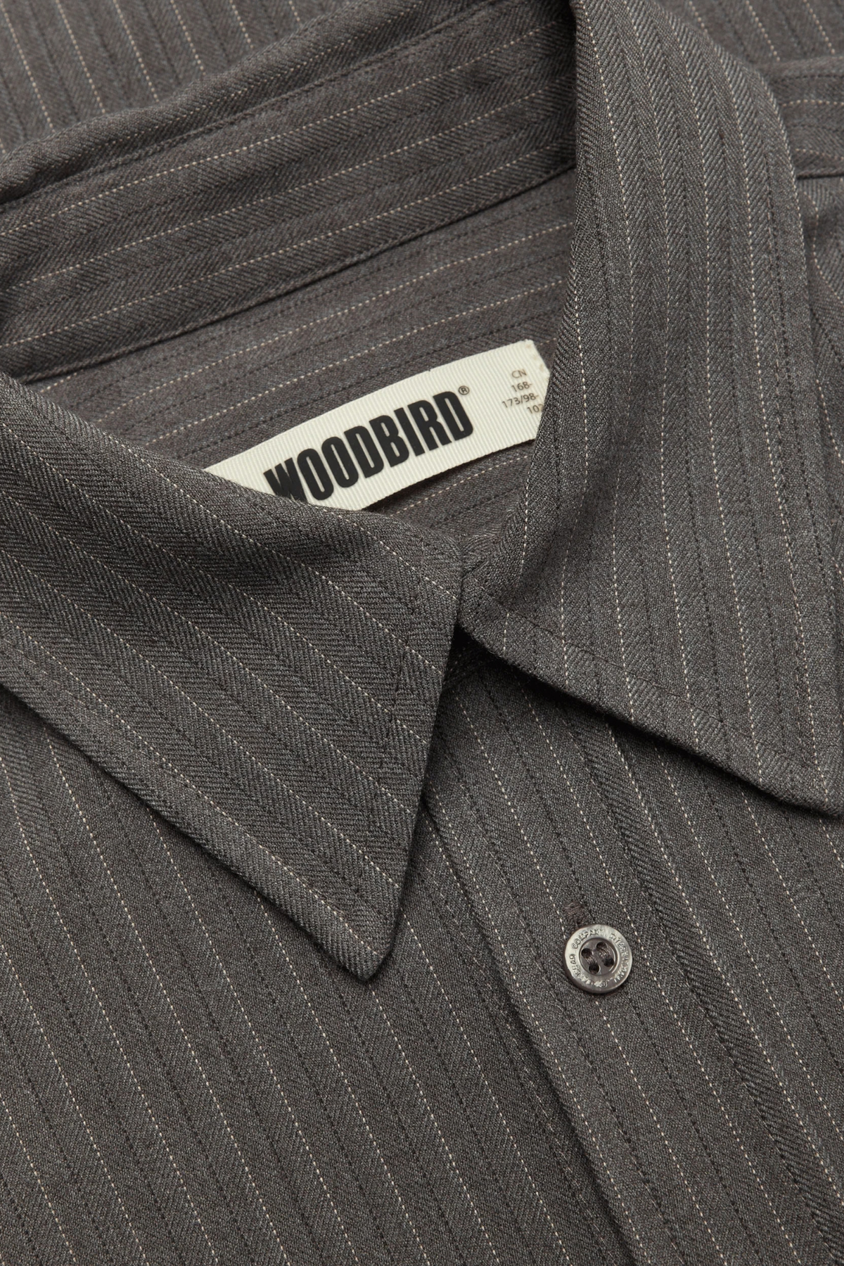 CHEMISE À RAYURES XING HB - GRIS FONCÉ