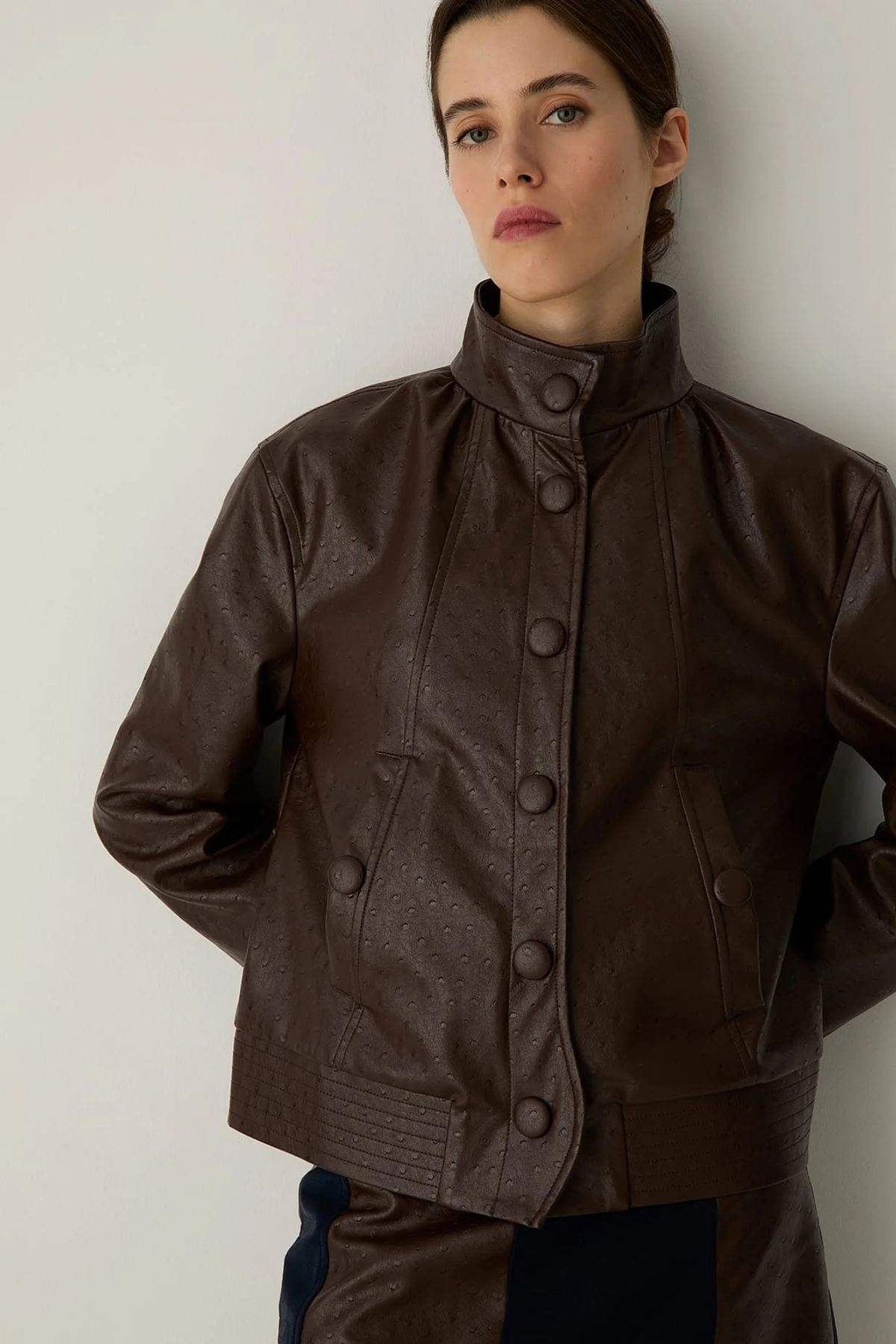 JULES JACKET - BROWN