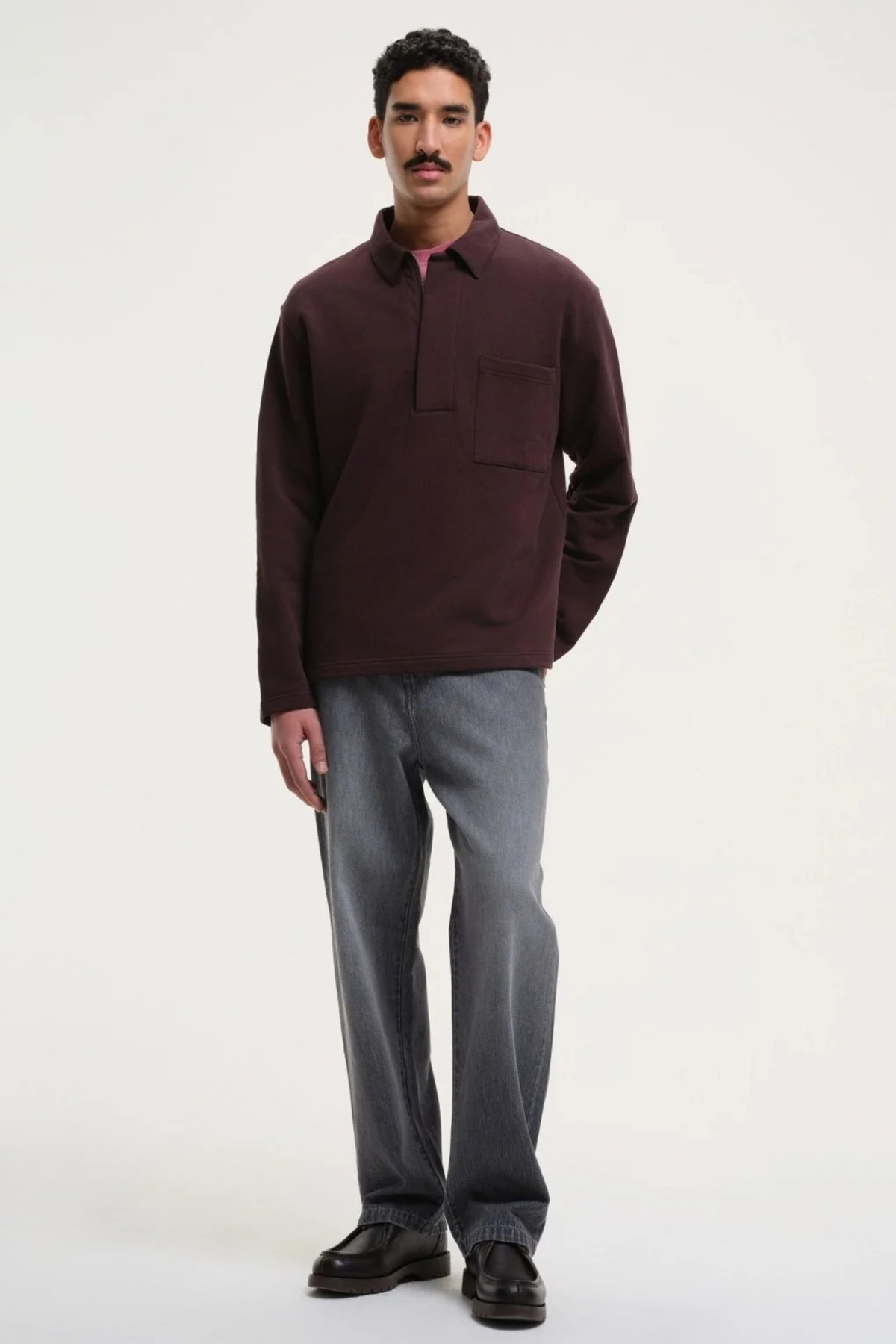 SLEETWAY SWEATSHIRT - DONKERBURGUNDY