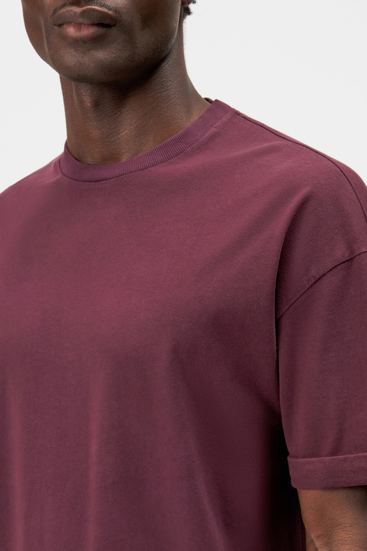 THILO T-SHIRT - BURGUNDY