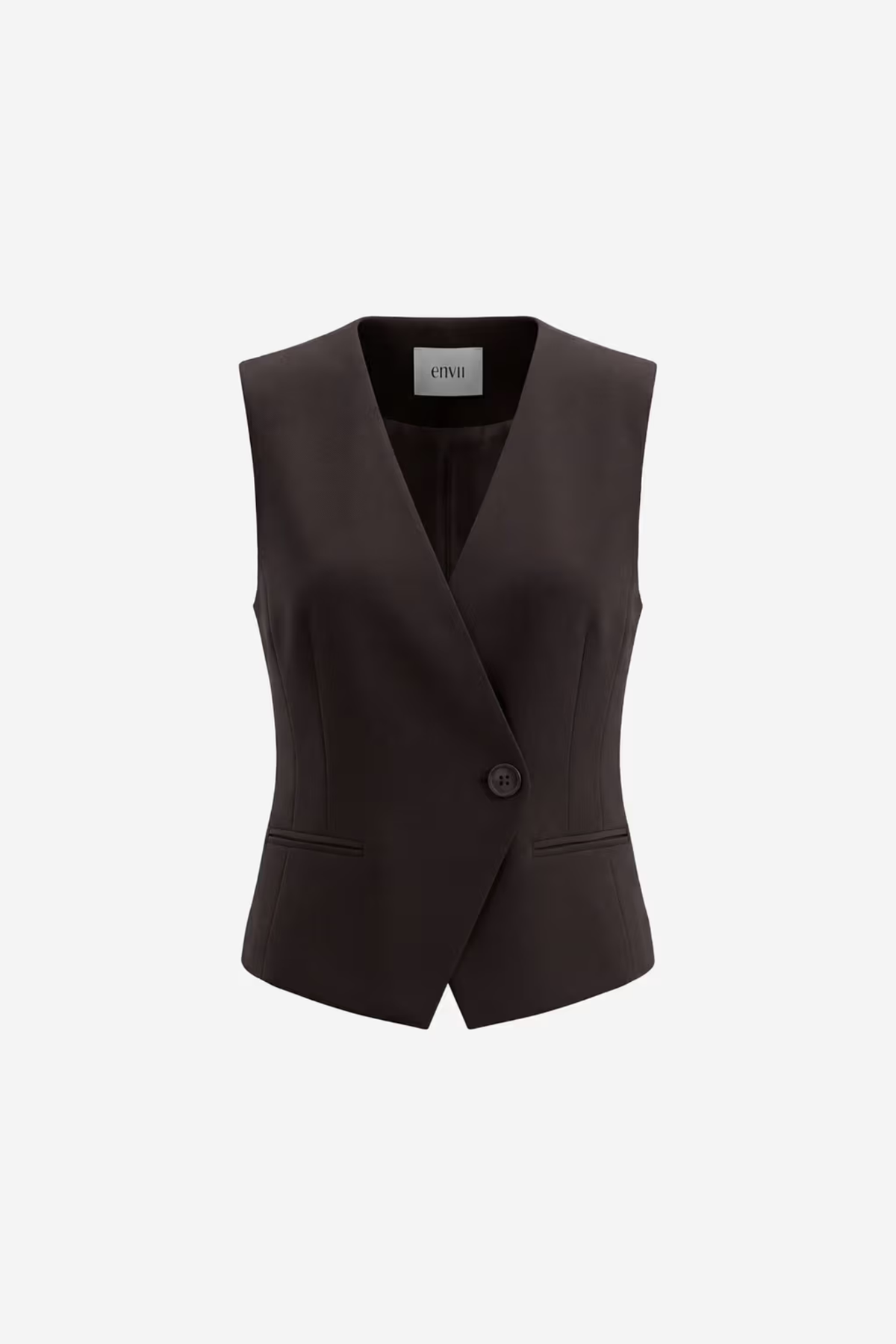 GILET COURT RAYE - CHOCOLATE TORTE