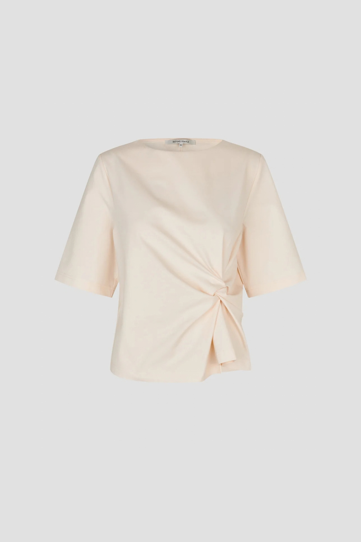 T-SHIRT DRAPÉ ARKAI - EGGNOG