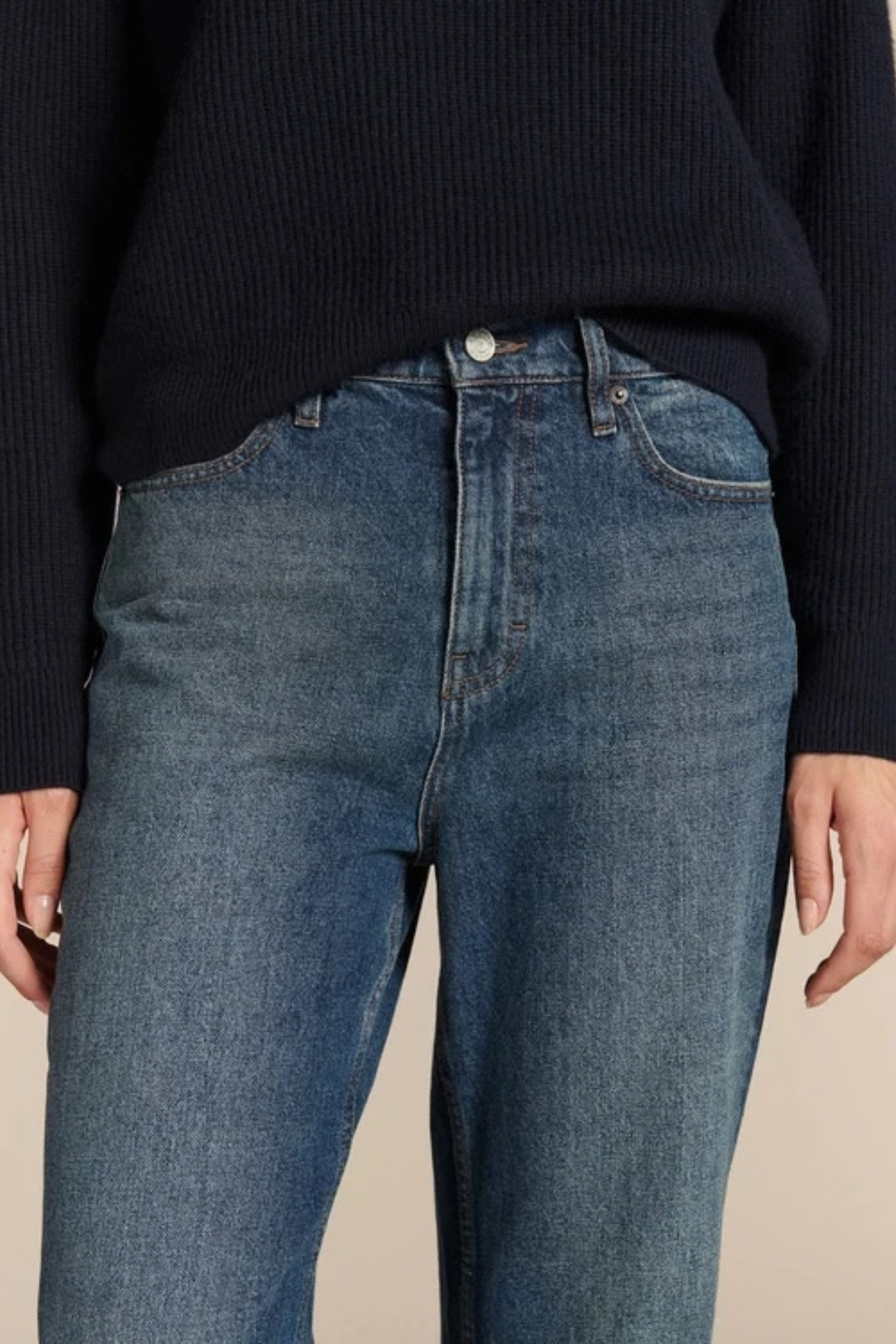 JEANS PARIS DENIM - BLEU DÉLAVÉ