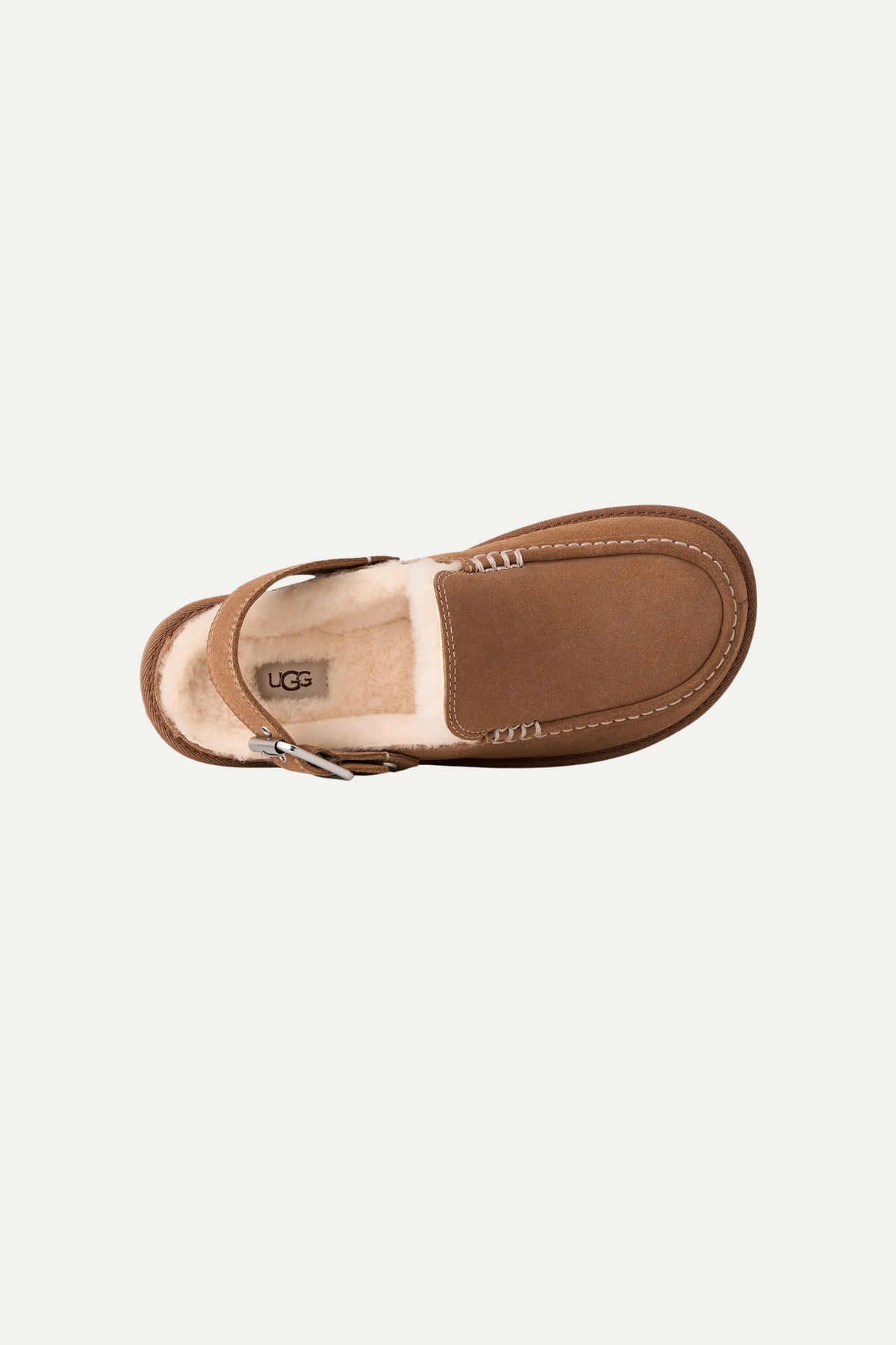 GOLDENSTAR EVELINA CLOG WOMEN SHOES - CHESTNUT