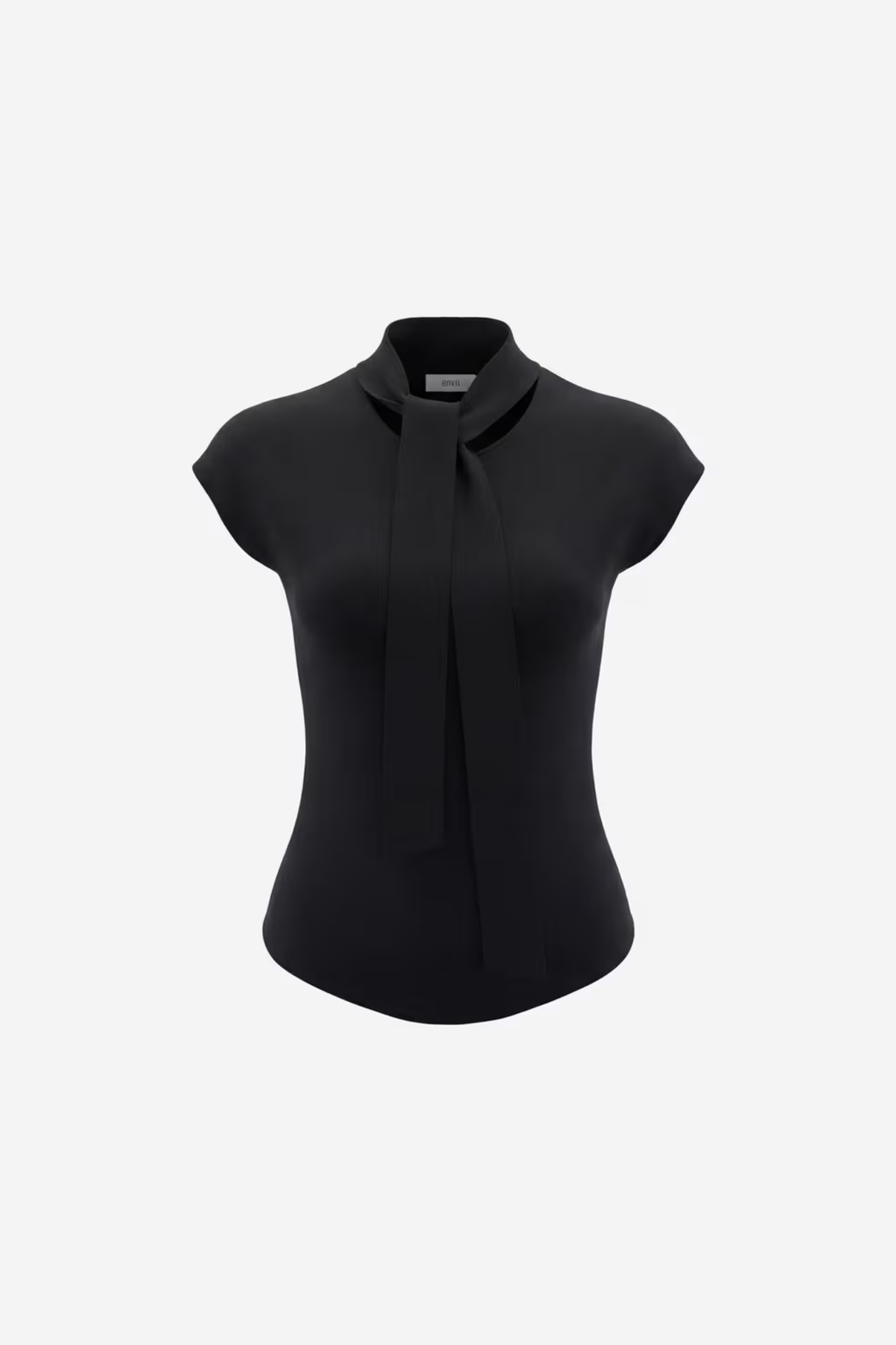 NELLA SS KNIT - BLACK