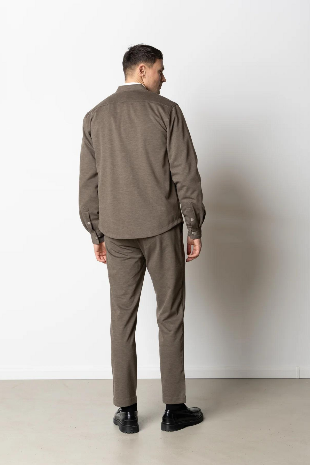 VESTE EN JERSEY BRENDON - KAKI FONCÉ