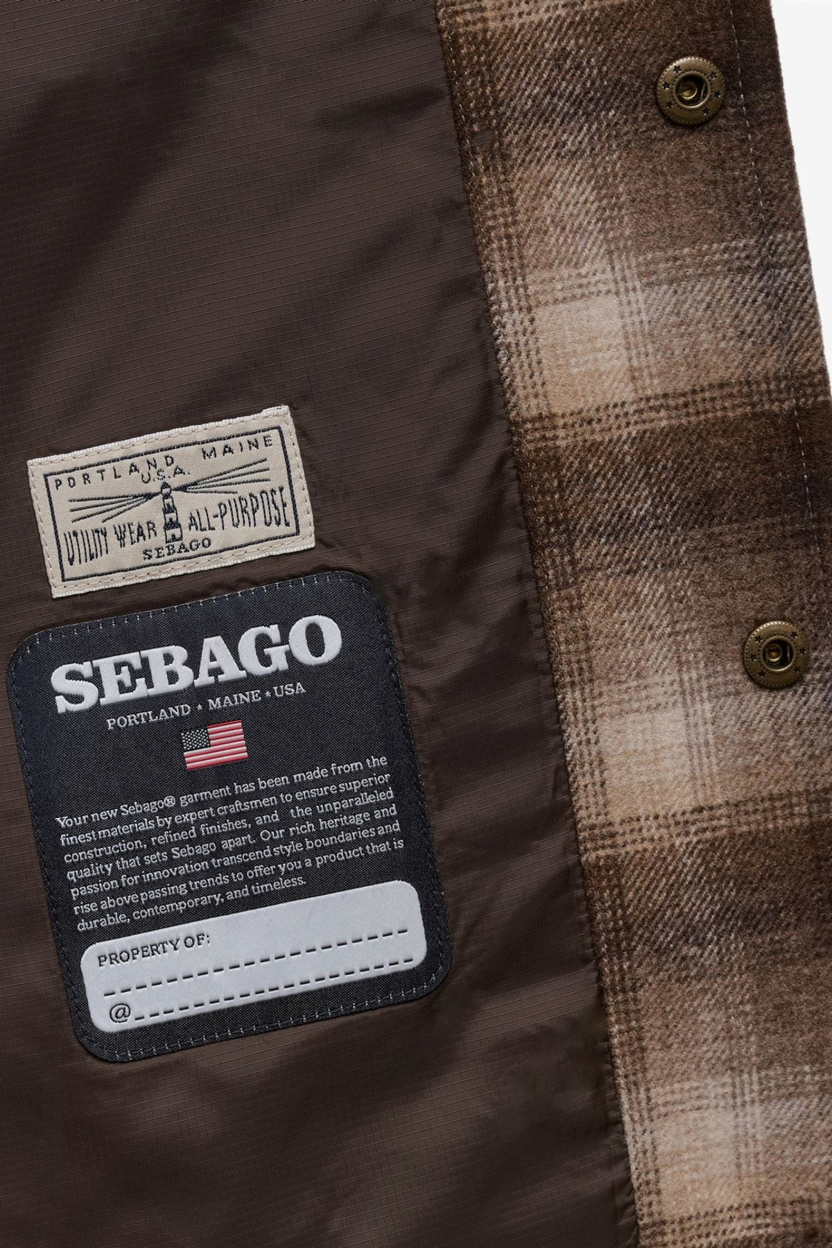 VESTE TENDER WOOLCHECK - BLANC NATUREL-BEIGE-MARRON