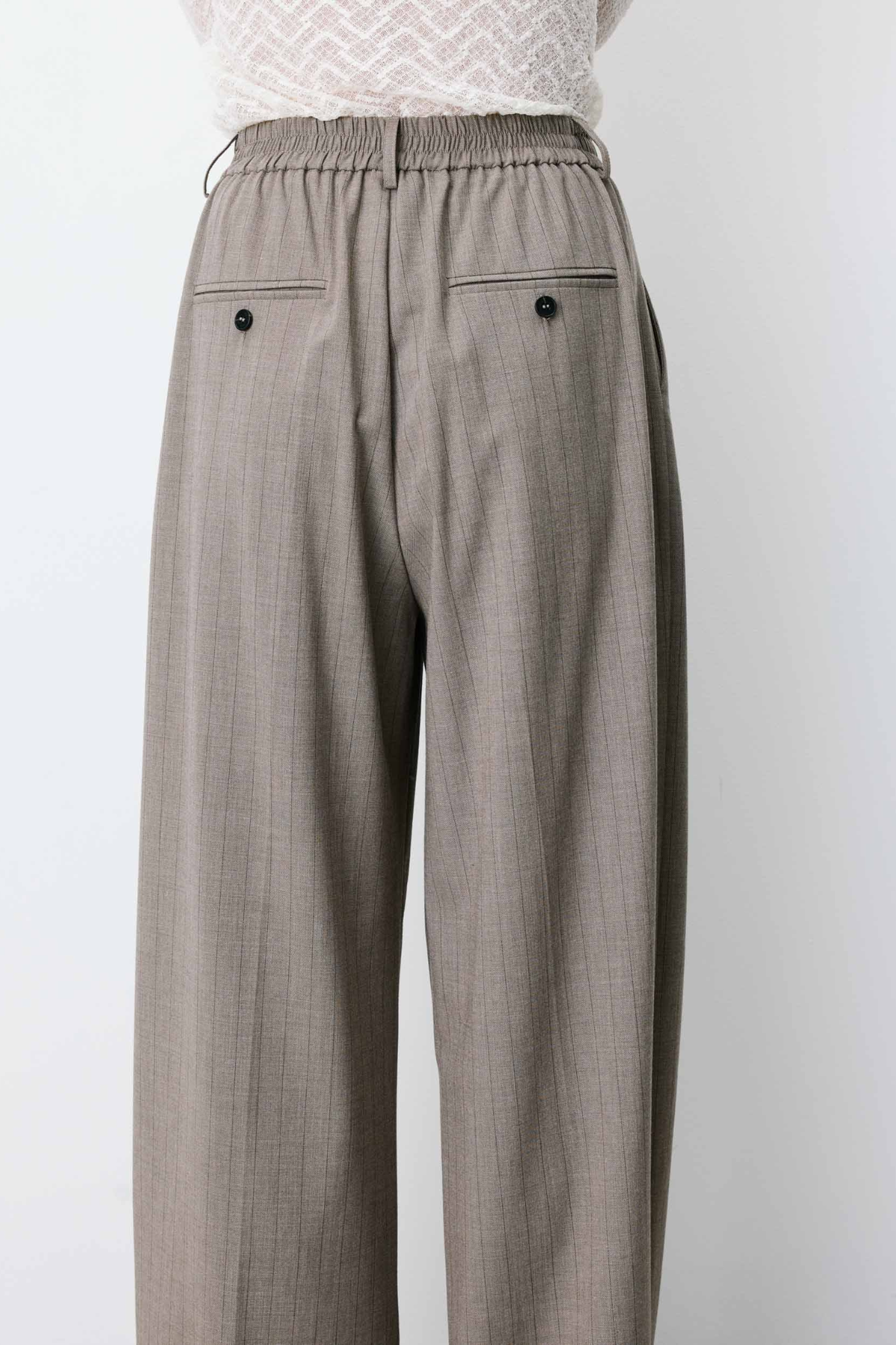 ARDOISE BROEK - GESTREEPT