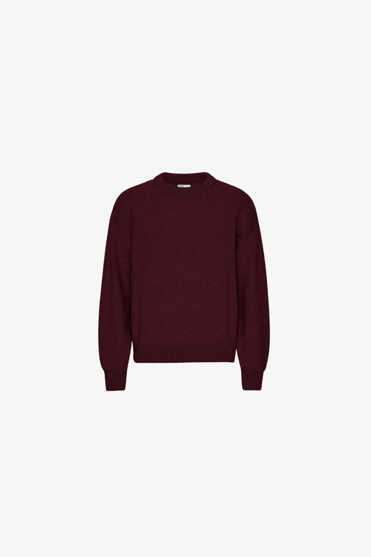 PULL OVERSIZE EN LAINE MÉRINOS - ROUGE SANG DE BŒUF