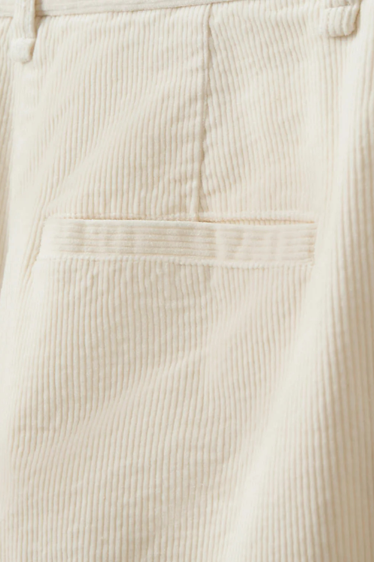 CORLIE CORDUROY BROEK - OFF WHITE