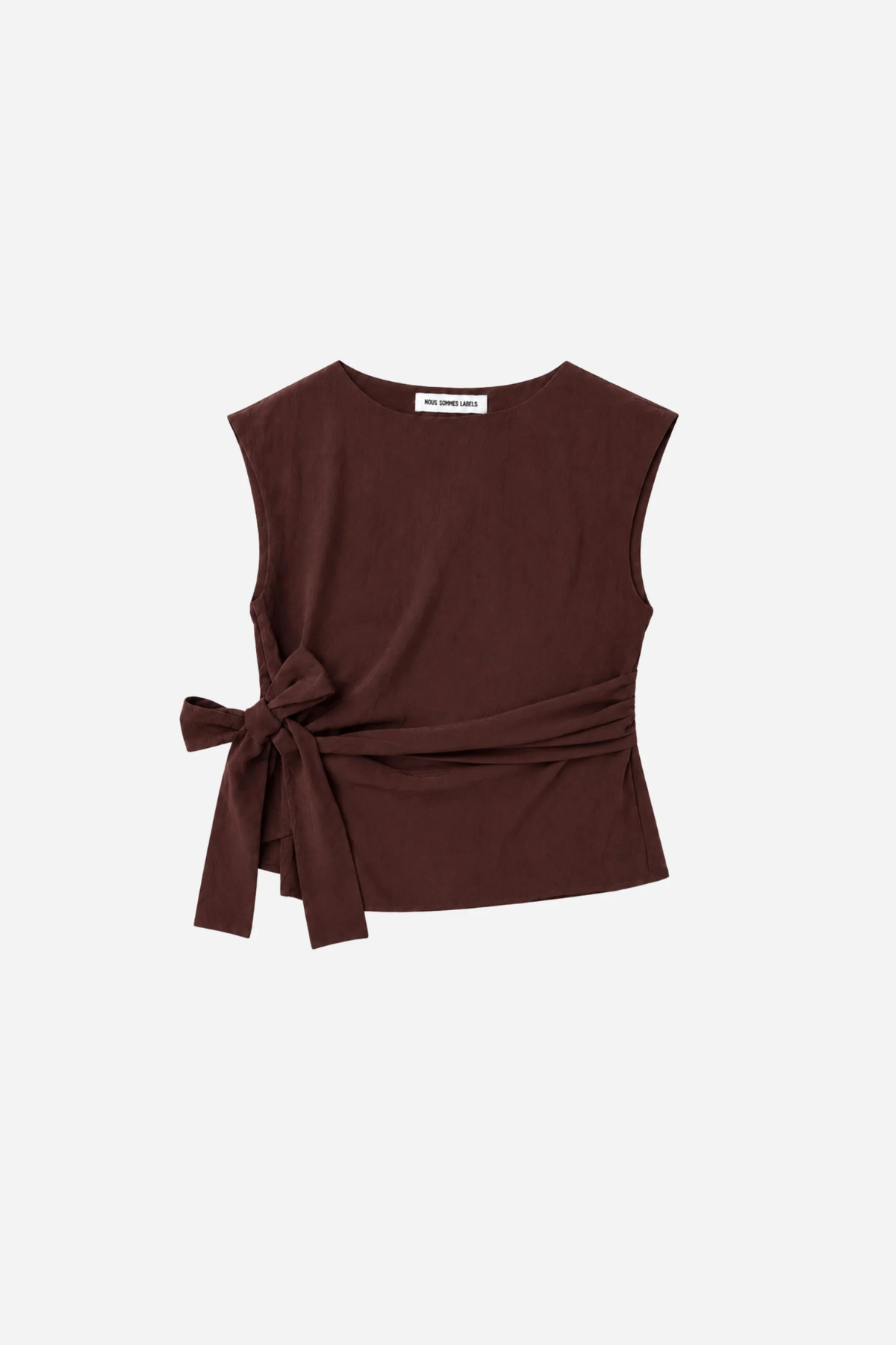 MADDIE TIE-TOP - BORDEAUX