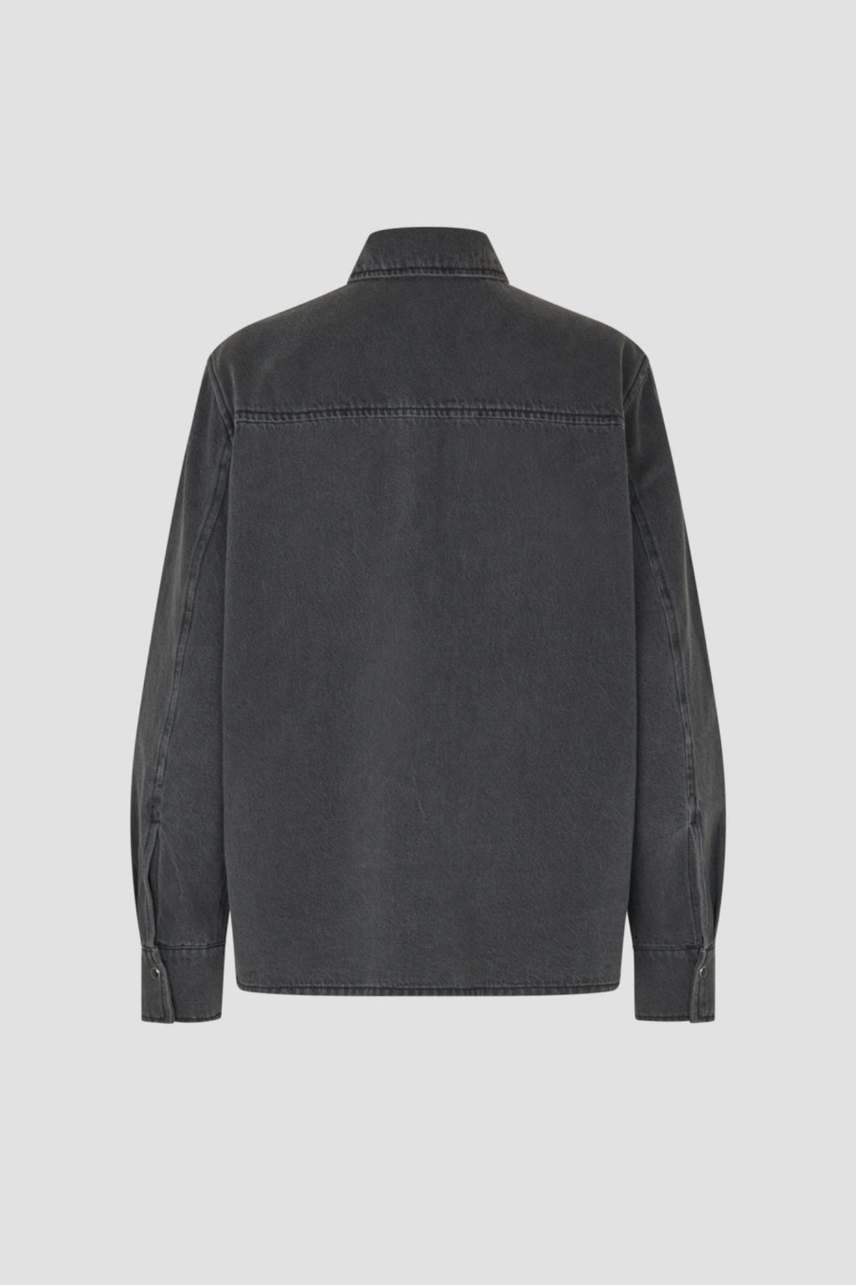 CHEMISE EN JEAN IRVANA - ÉTAIN
