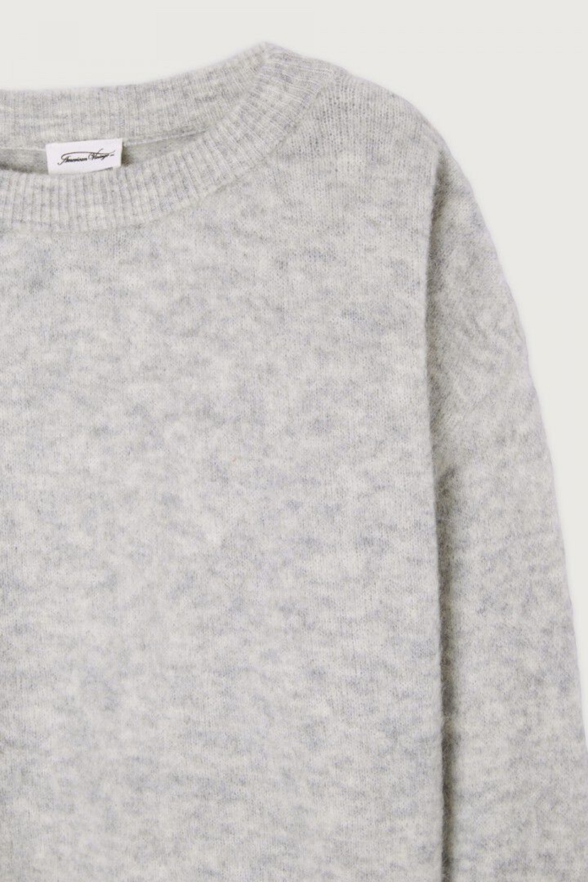 TRICOT VITOW - GRIS CHINÉ CLAIR