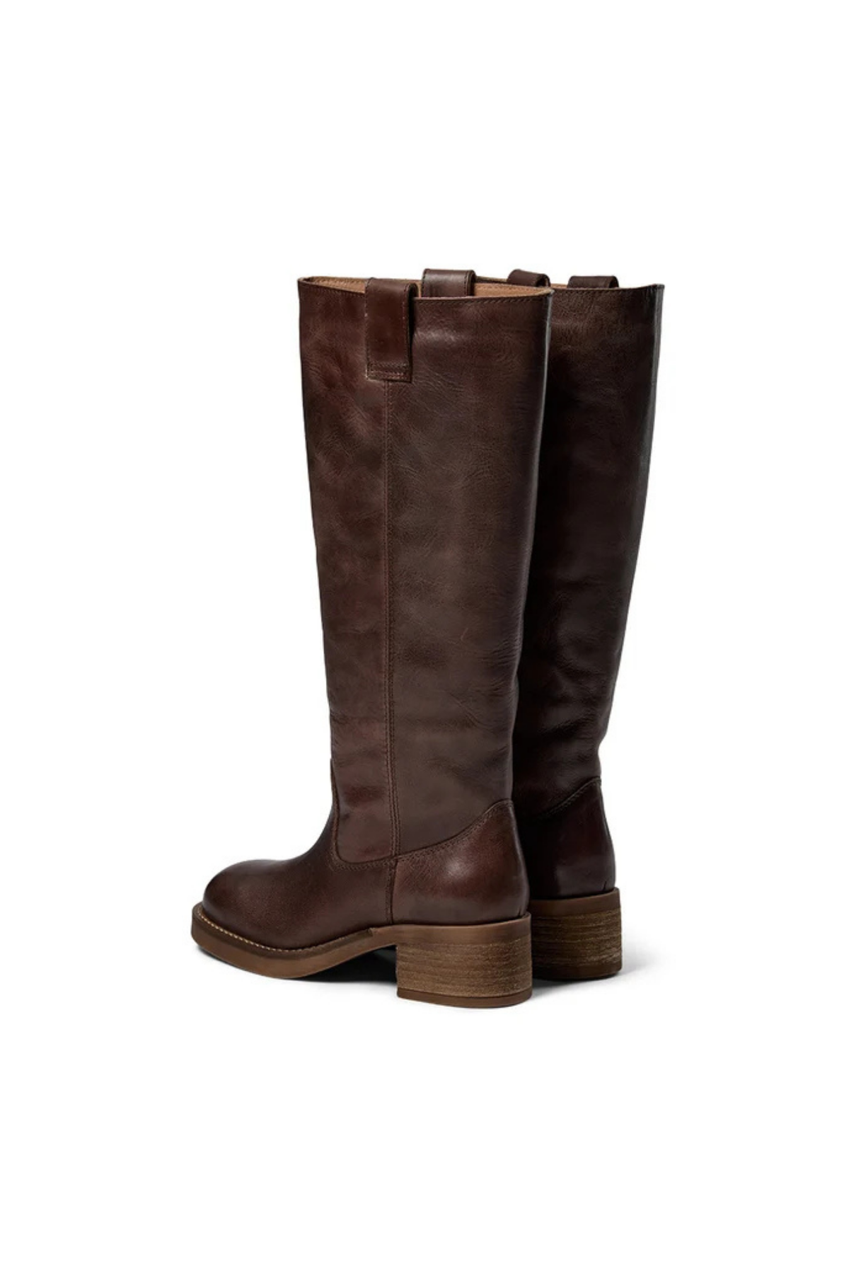 ANNIKA VINTAGE BOOTS - LEATHER BROWN