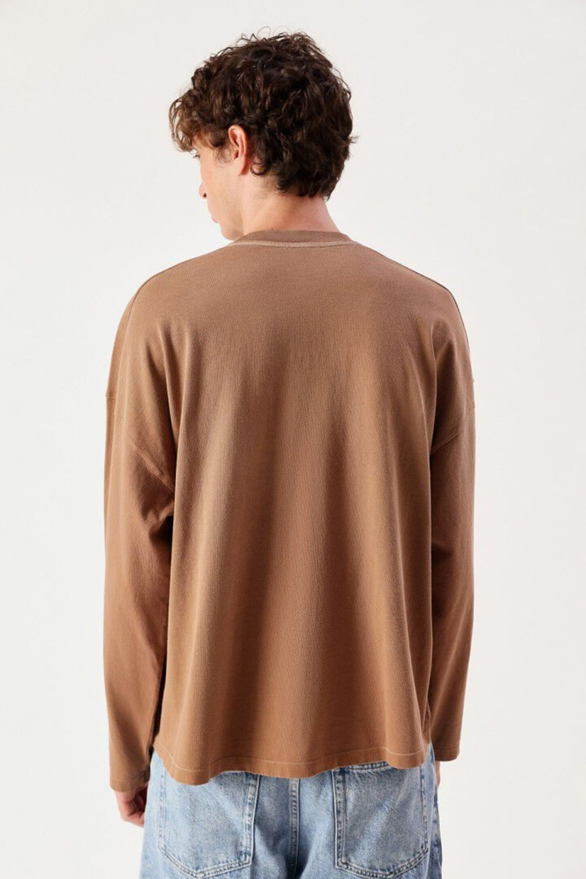 AFOMA T-SHIRT LONGSLEEVES MEN - LATTE SPRAY VINTAGE