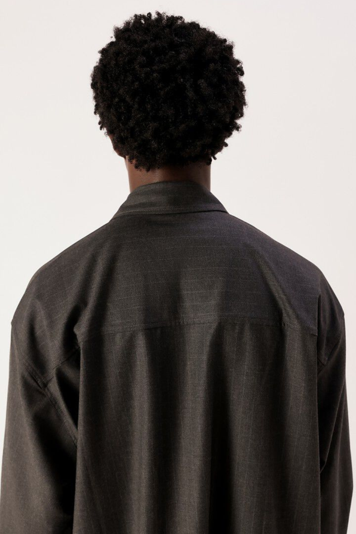 ORZY SHIRT MEN - CHARCOAL STRIPES MELANGE