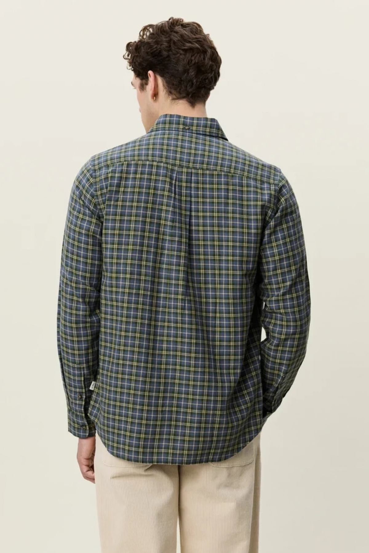 SOFT CHECK SHIRT - INDIA INK BLUE