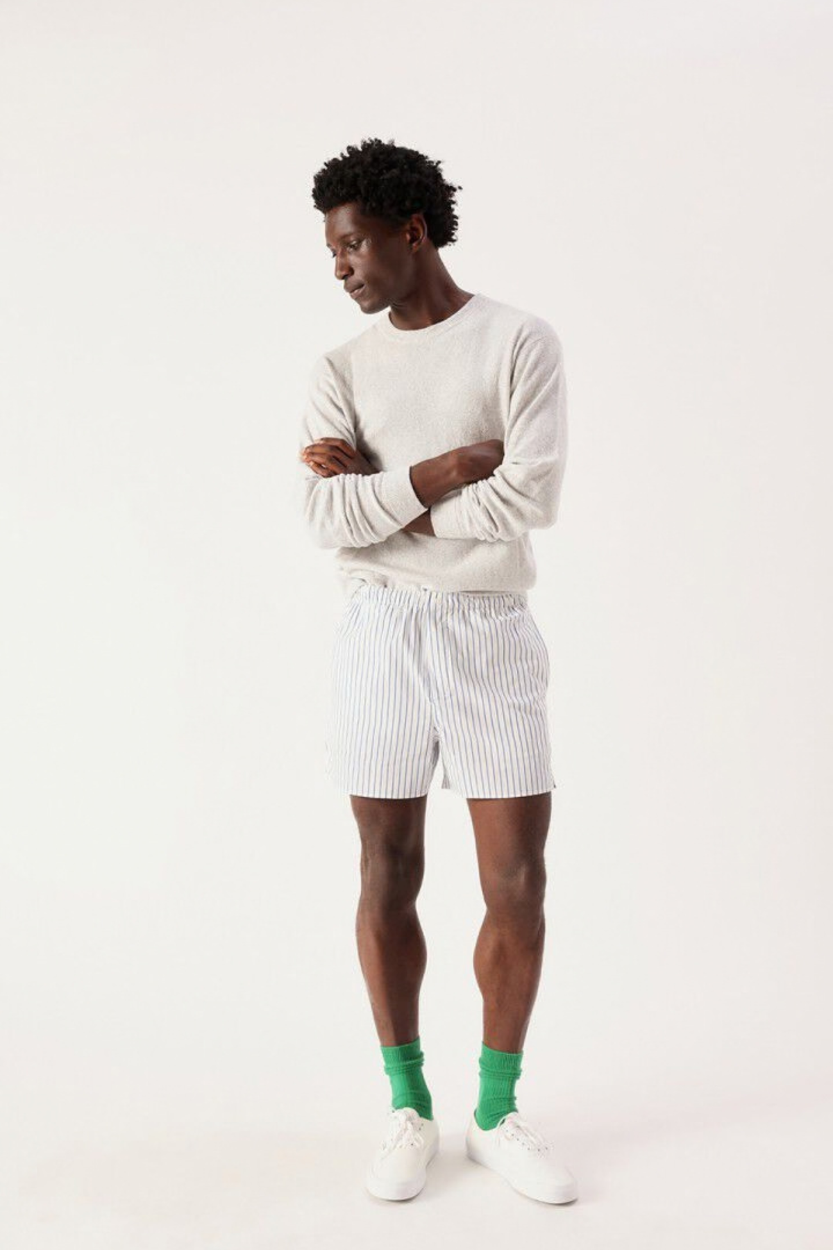 OUITY SWEATER MEN - GREY MELANGE