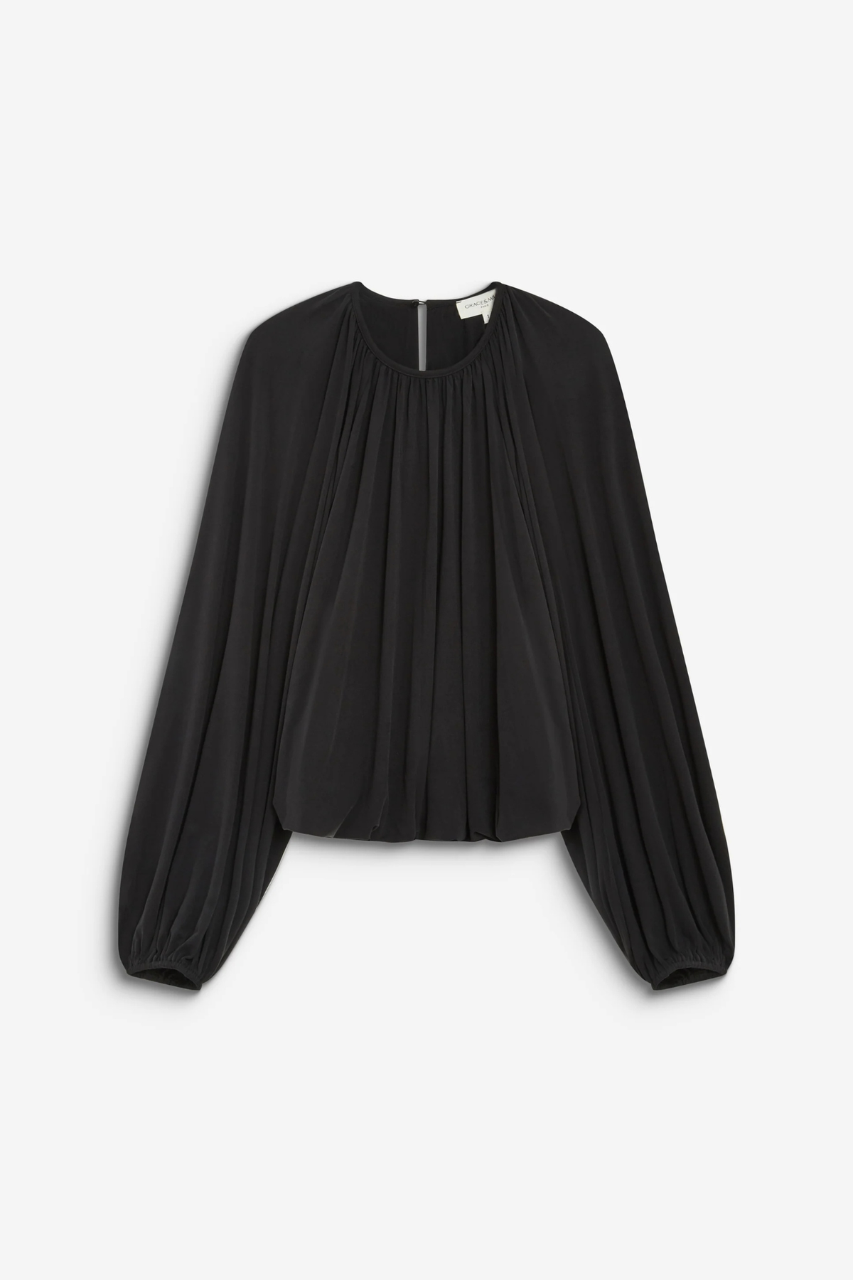 BARBARA BLOUSE - ZWART