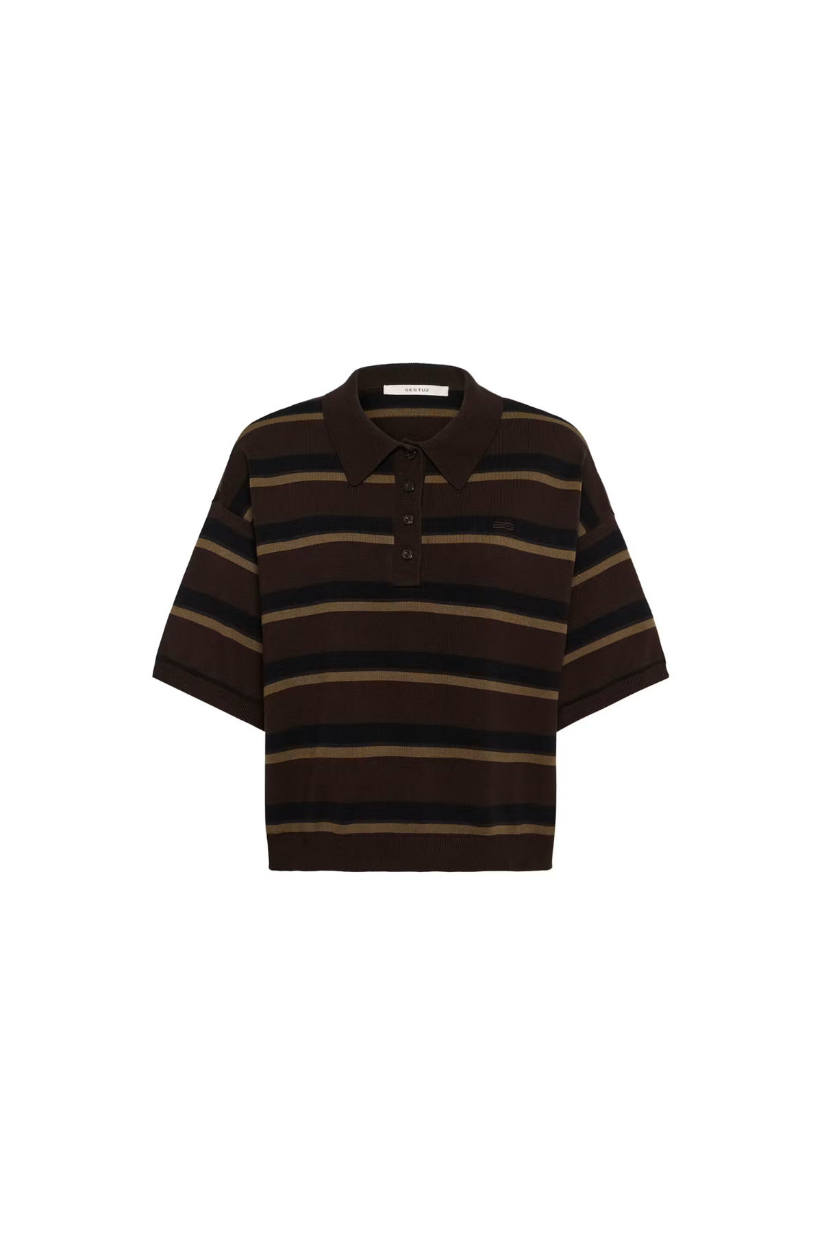 TAIA SS KNIT POLO - MULTICOLOR