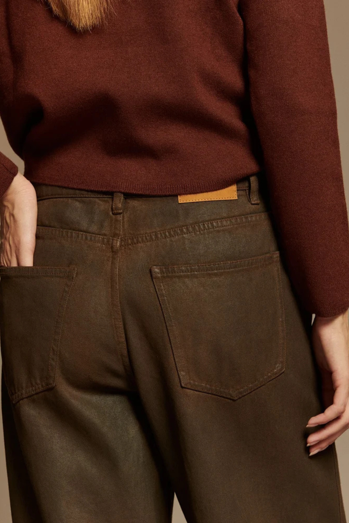 JEAN ORSON DENIM BRILLANT - MOKA
