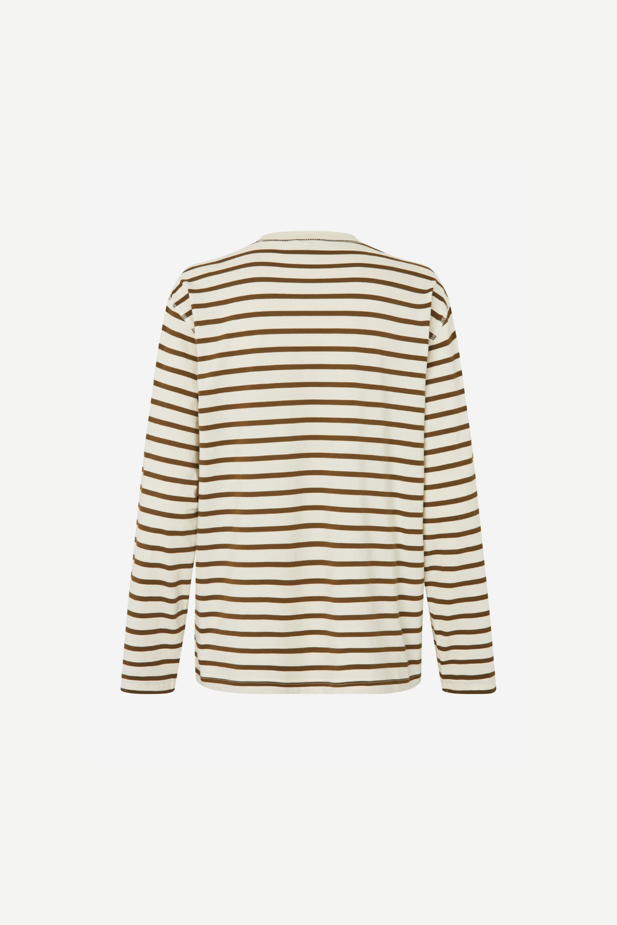 KULLA LS STRIPE T-SHIRT - OLIVE BIRCH STRIPE