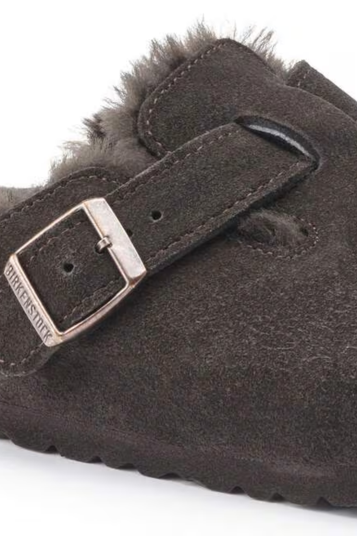 BOSTON VL/SHEARLING DAMES SANDALEN - MOCCA