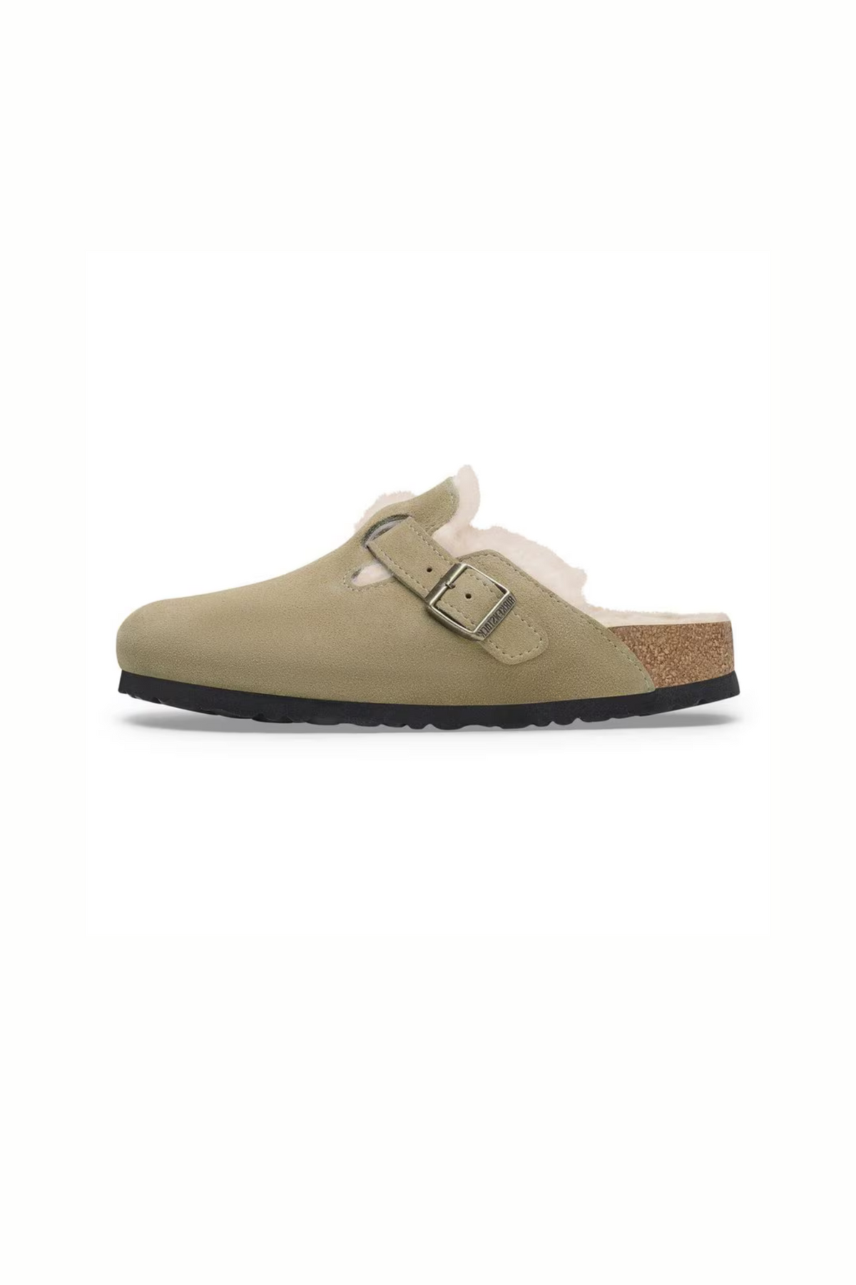 BOSTON VL/SHEARLING WOMEN SANDALS - TAUPE