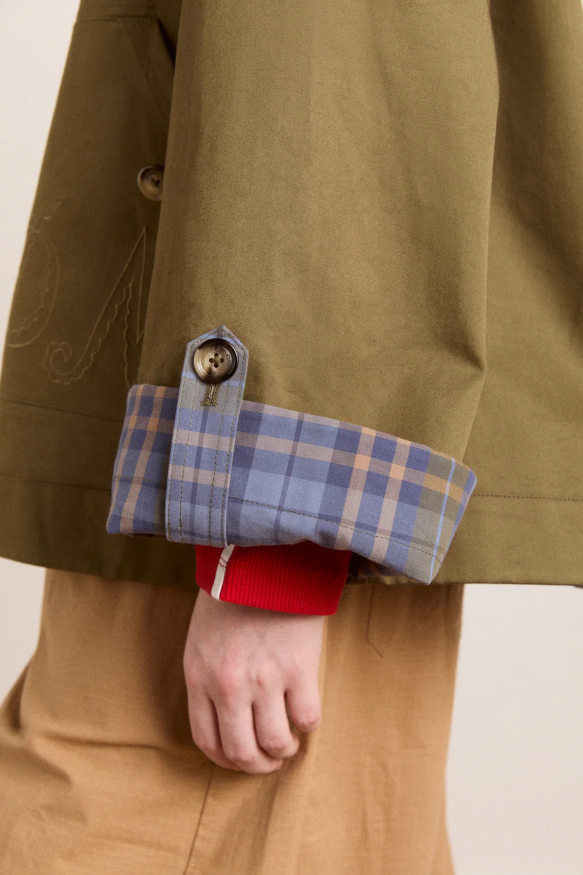 TRENCH-COAT COURT JERRY - OLIVE