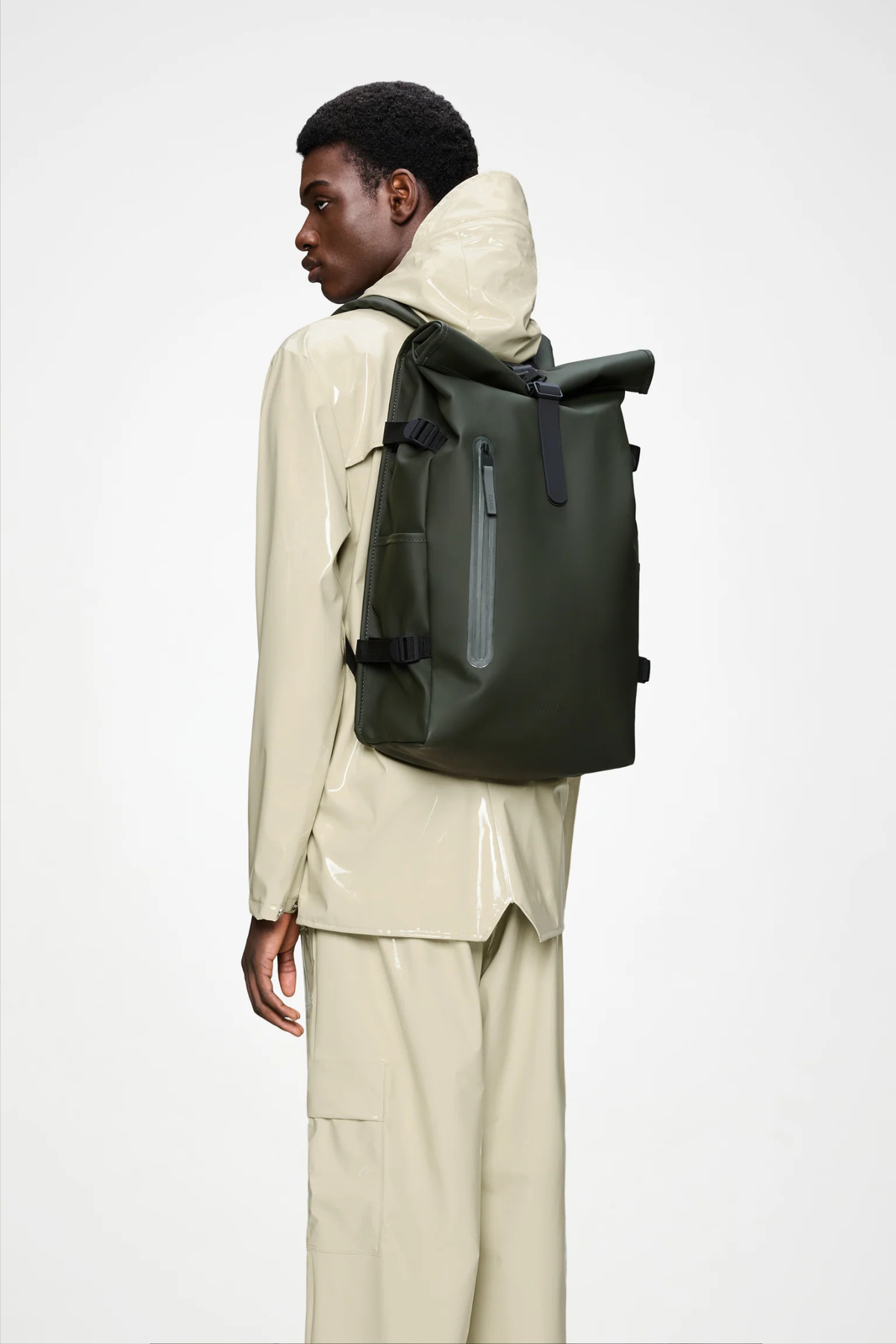 ROLLTOP RUCKSACK LARGE W3 BAG - GREEN