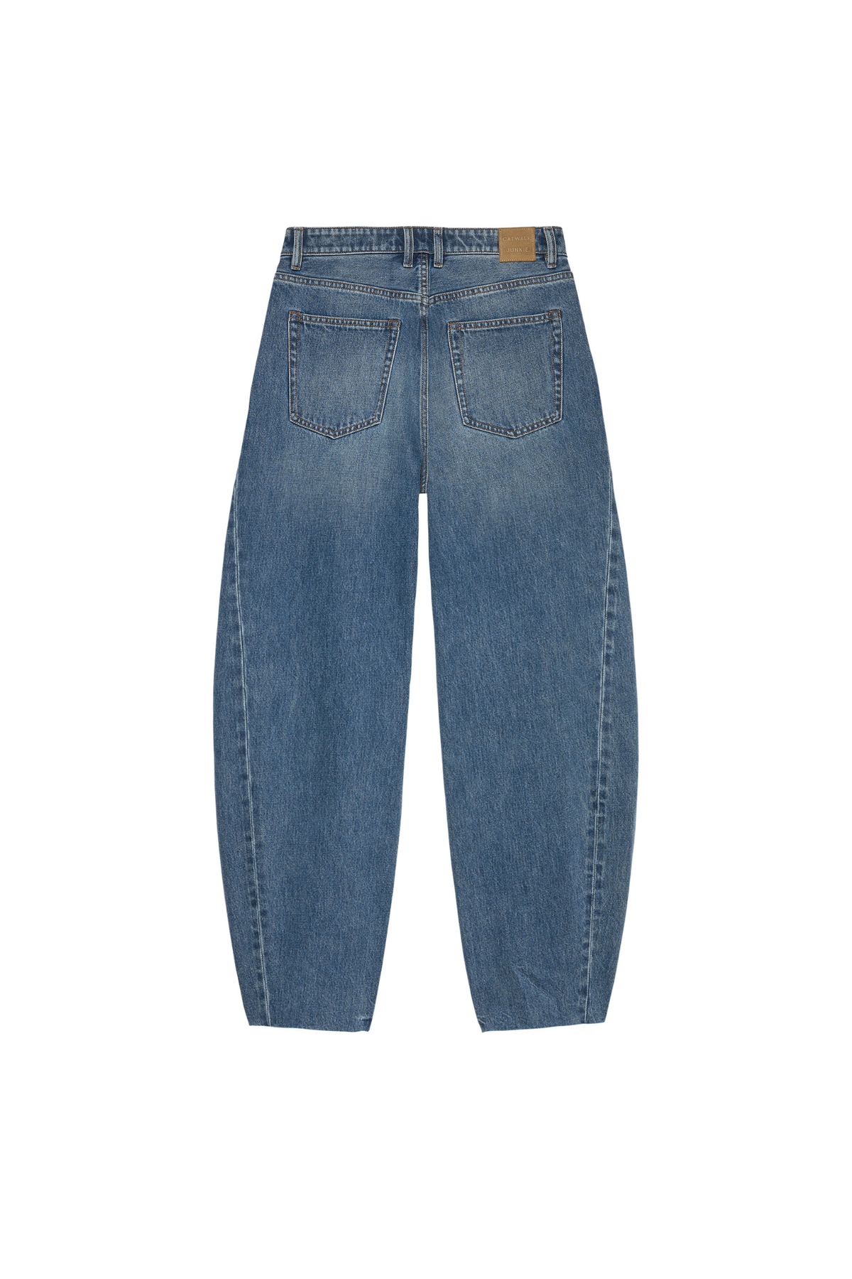 SUPER BARREL FIT JEANS - MIDDENBLAUW