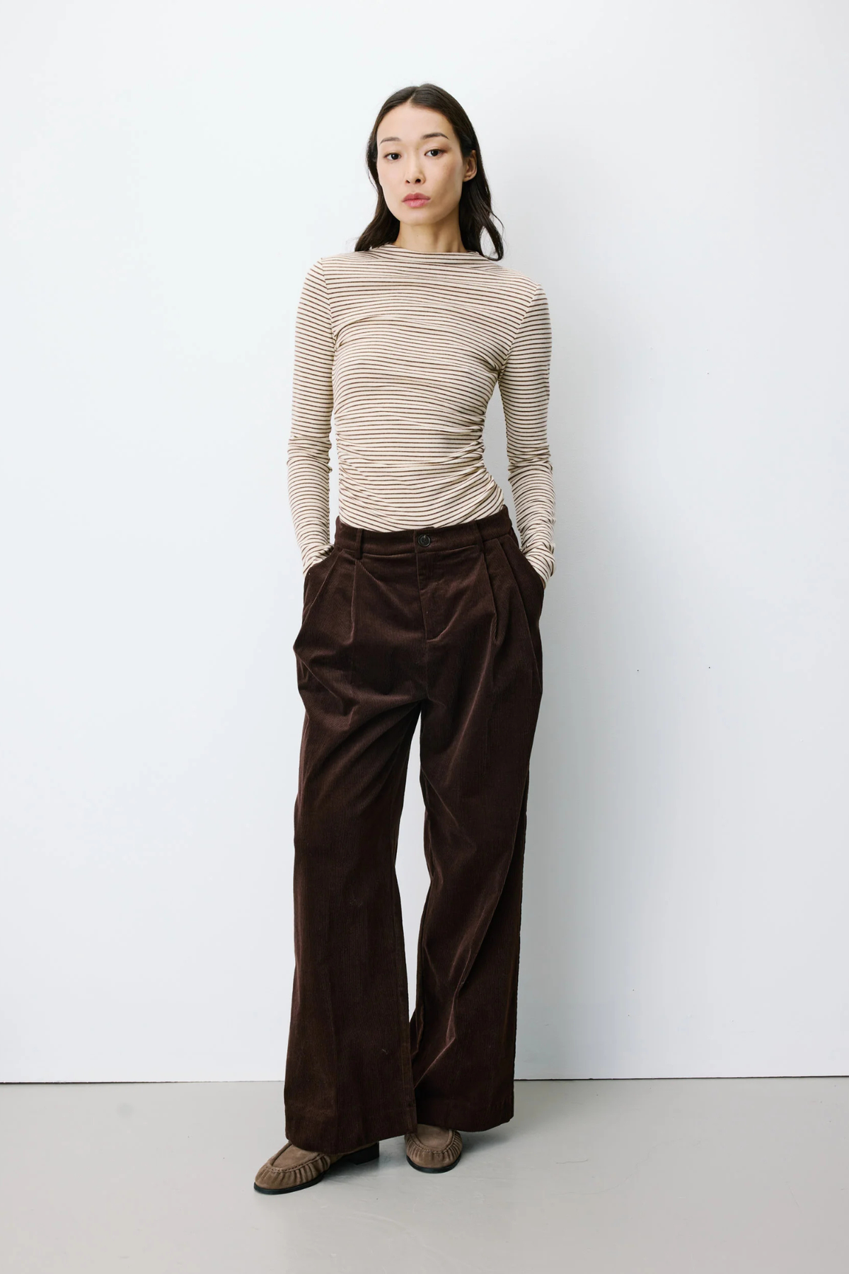 PANTALON ABRIEL - CHOCOLAT