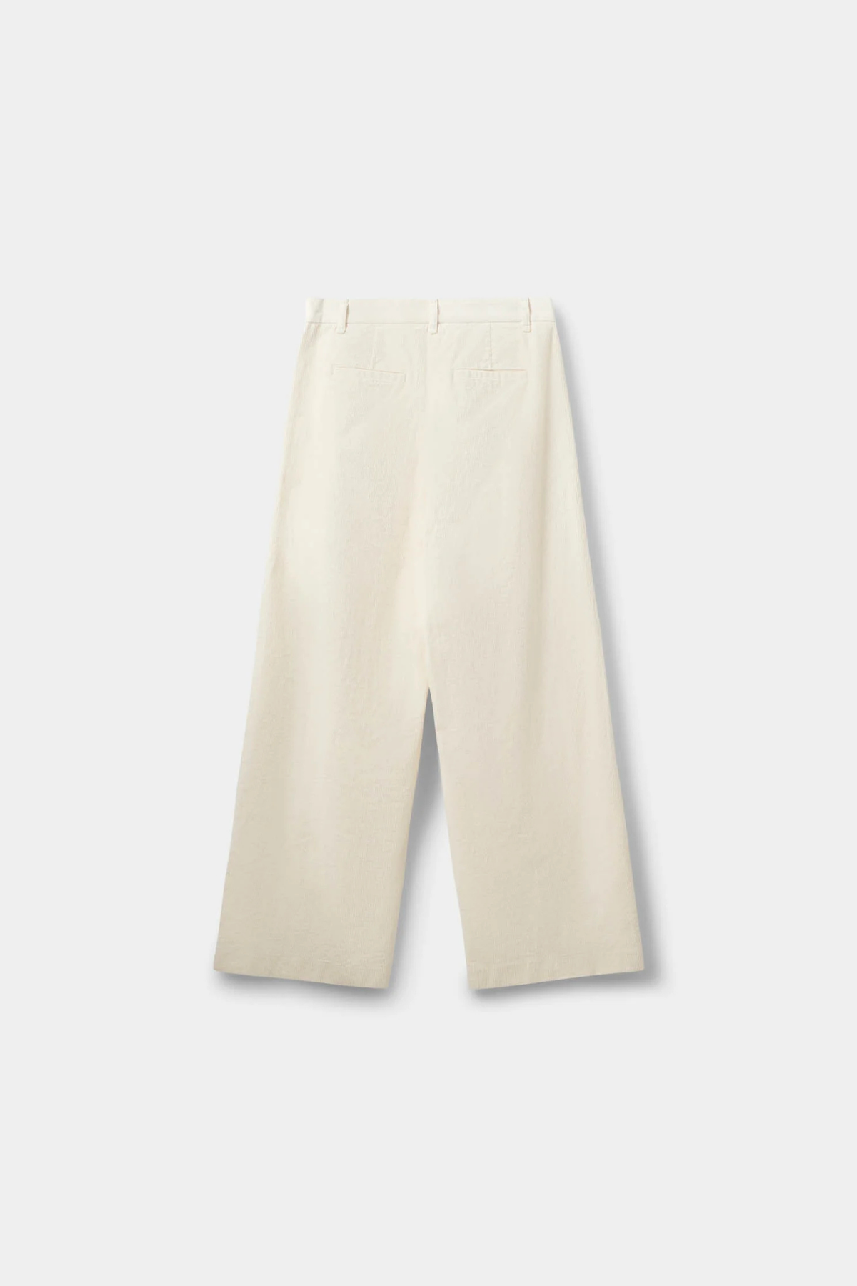 CORLIE CORDUROY BROEK - OFF WHITE