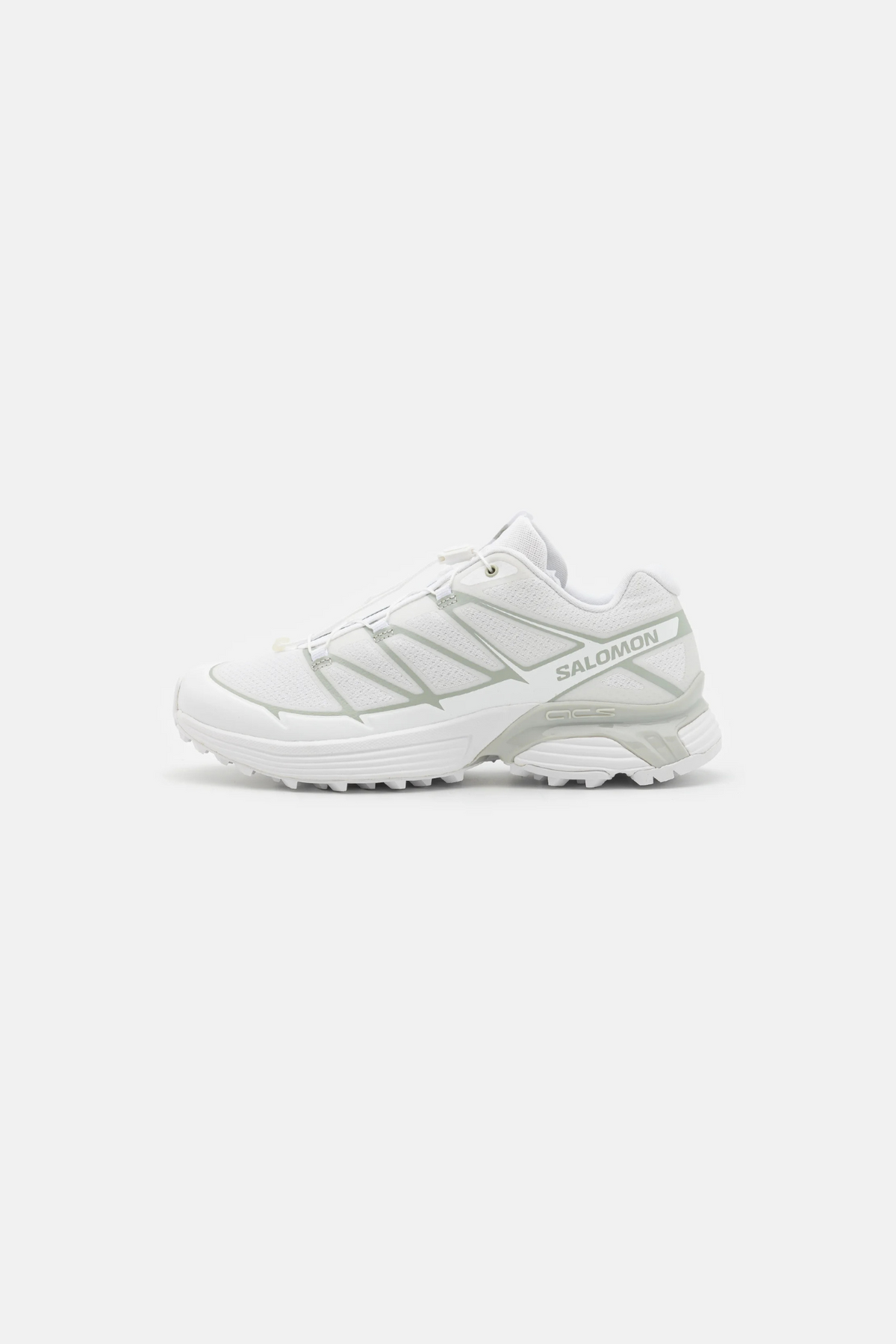 SALOMON XT-PATHWAY SNEAKERS WOMEN - WHITE/WHITE/METAL. Side view