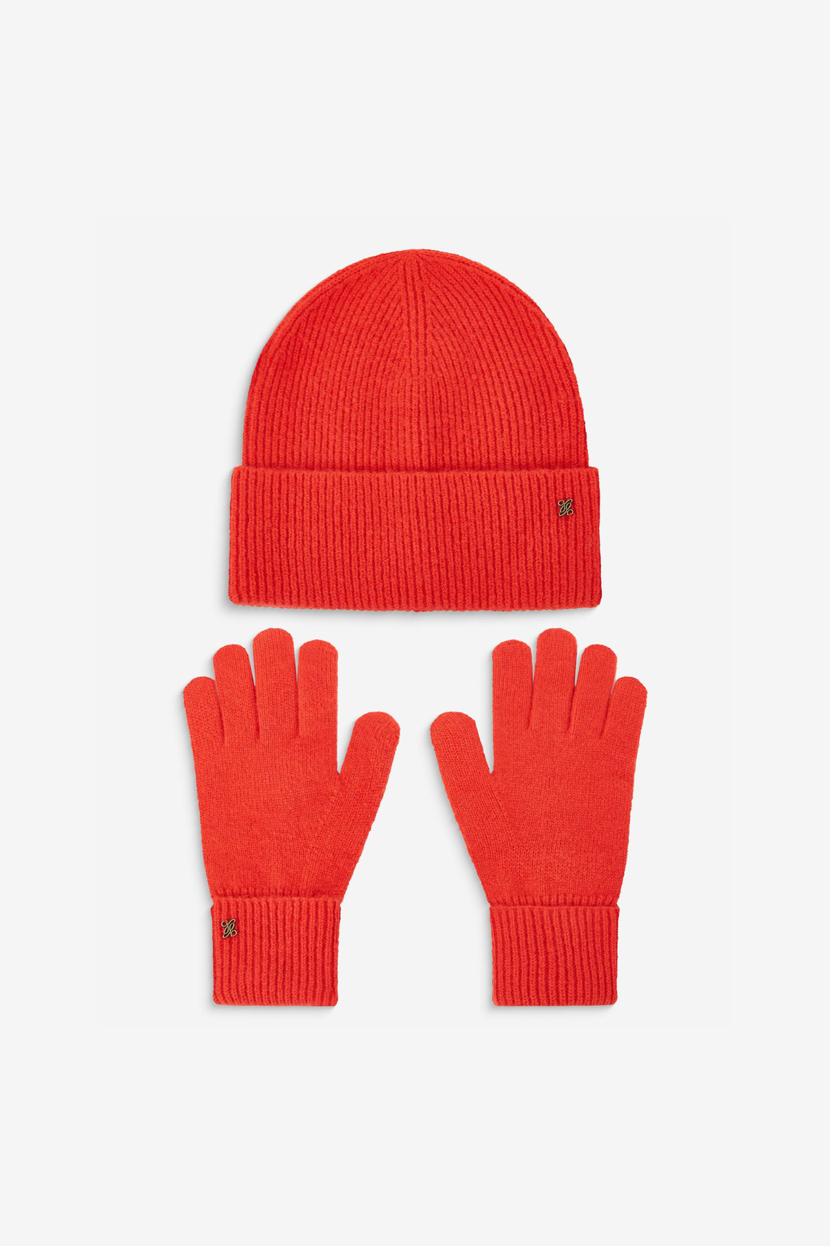 ENSEMBLE BONNET ET GANTS ANICET - SANGUINE