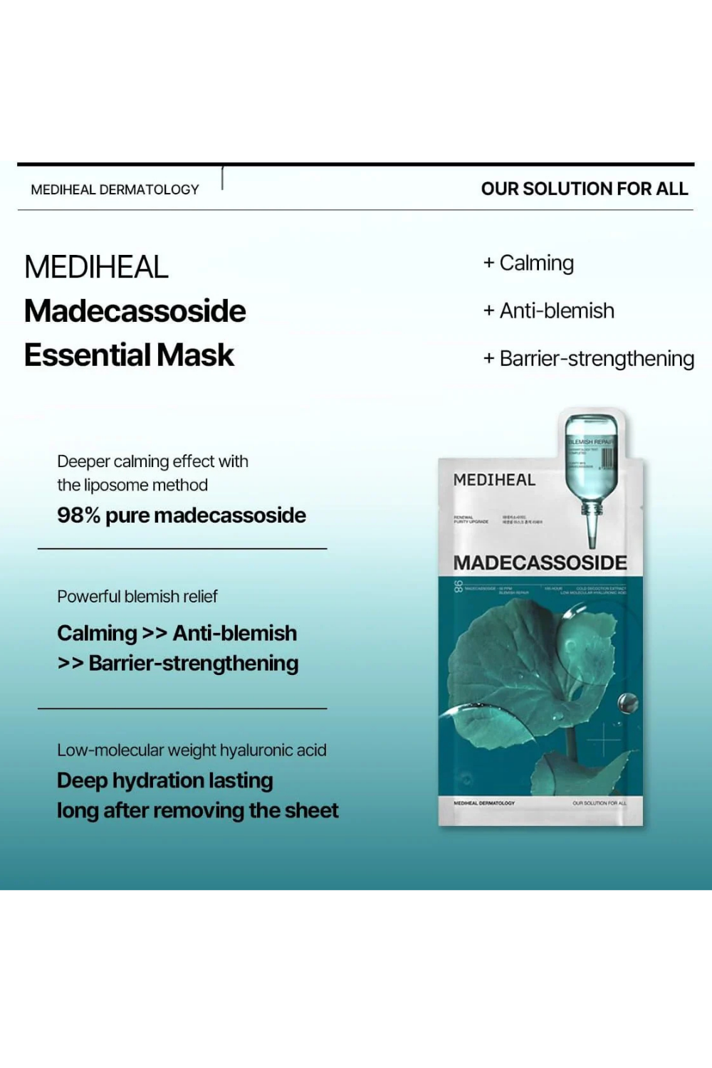 MASQUE ESSENTIEL AU MADÉCASSOSIDE ( 1 PIÈCE )