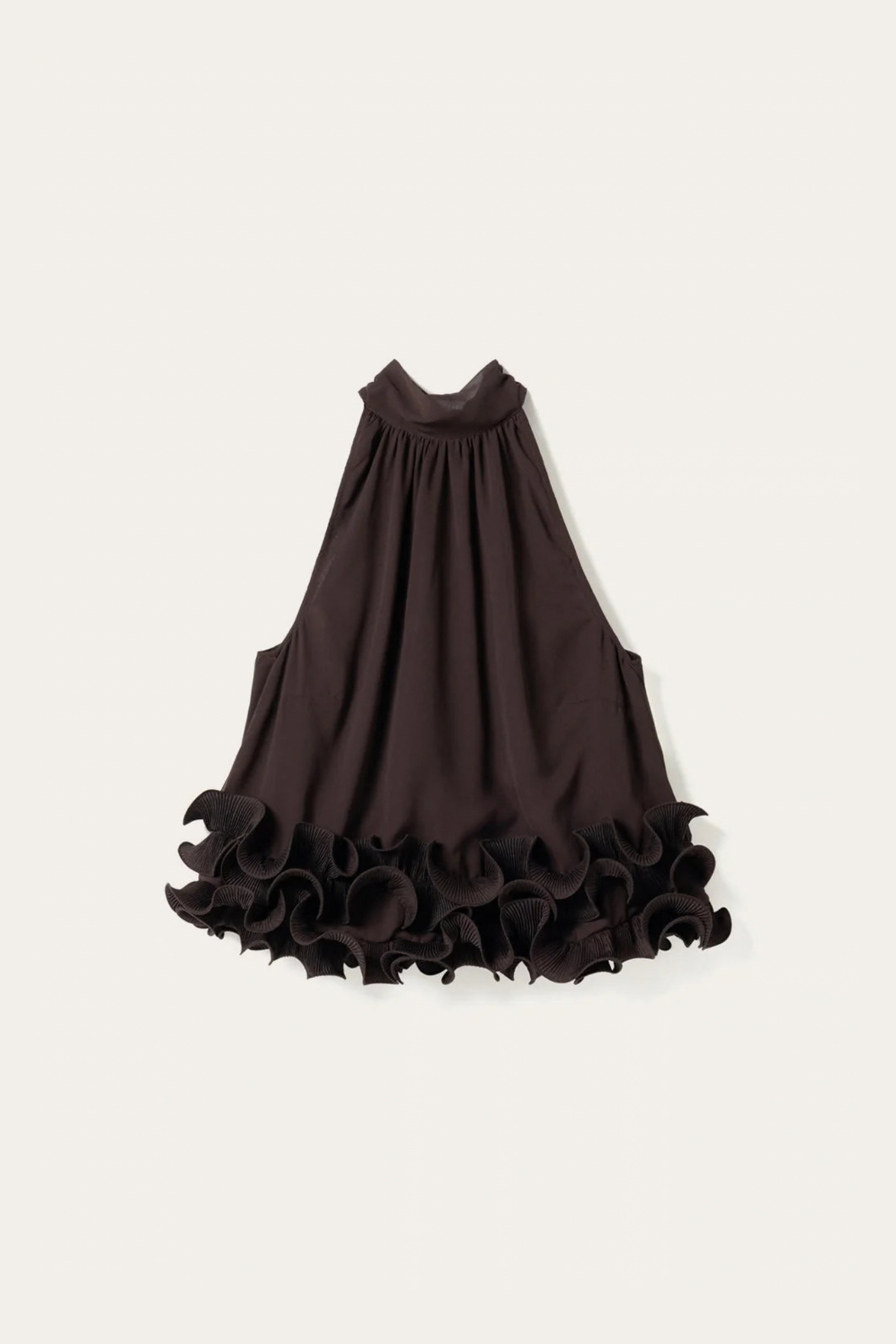 MARJOLAINE BLOUSE - CHOCOLATE