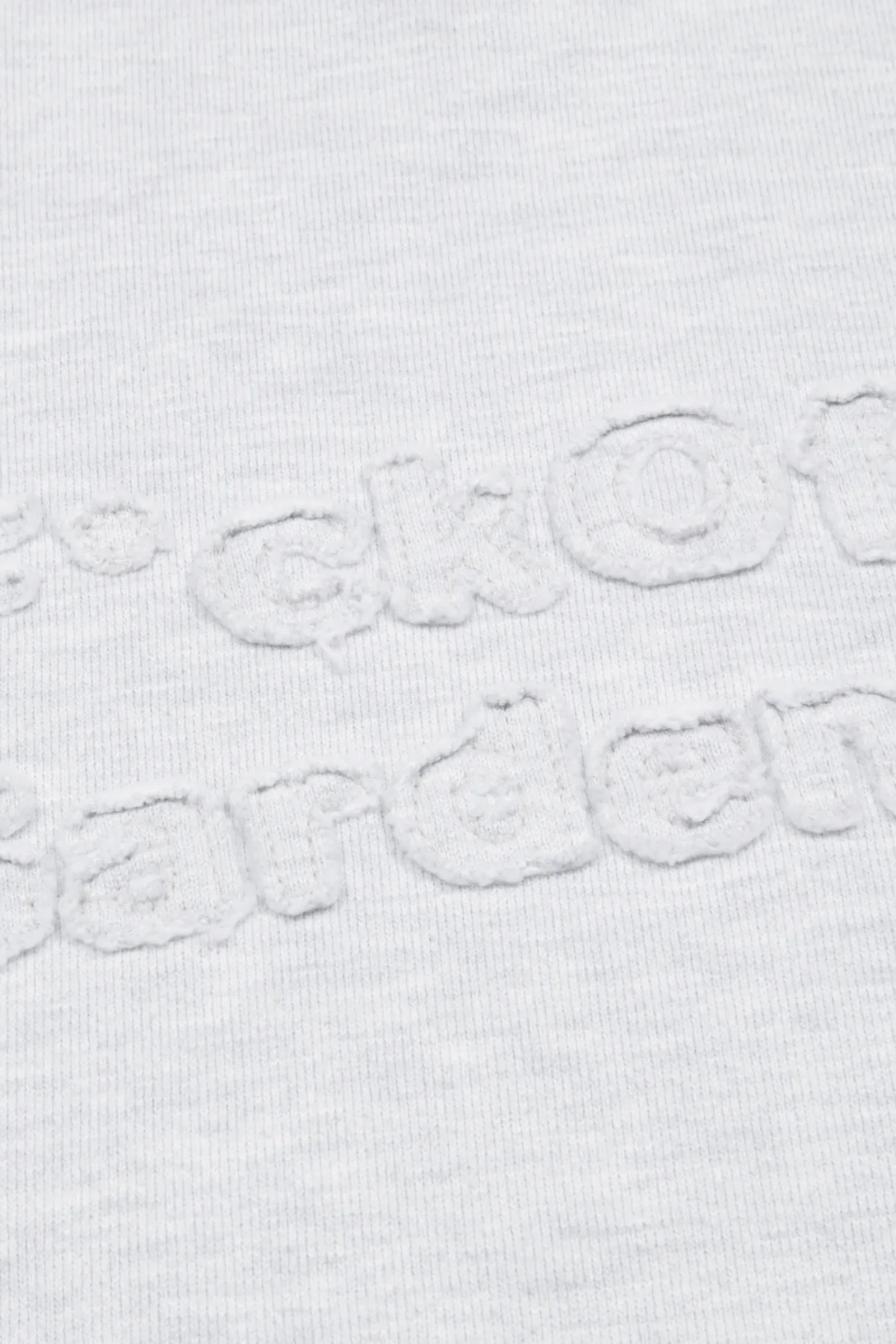 CUT & SEW "F*CK OFF I'M GARDENING" CREWNECK - GREY MELANGE