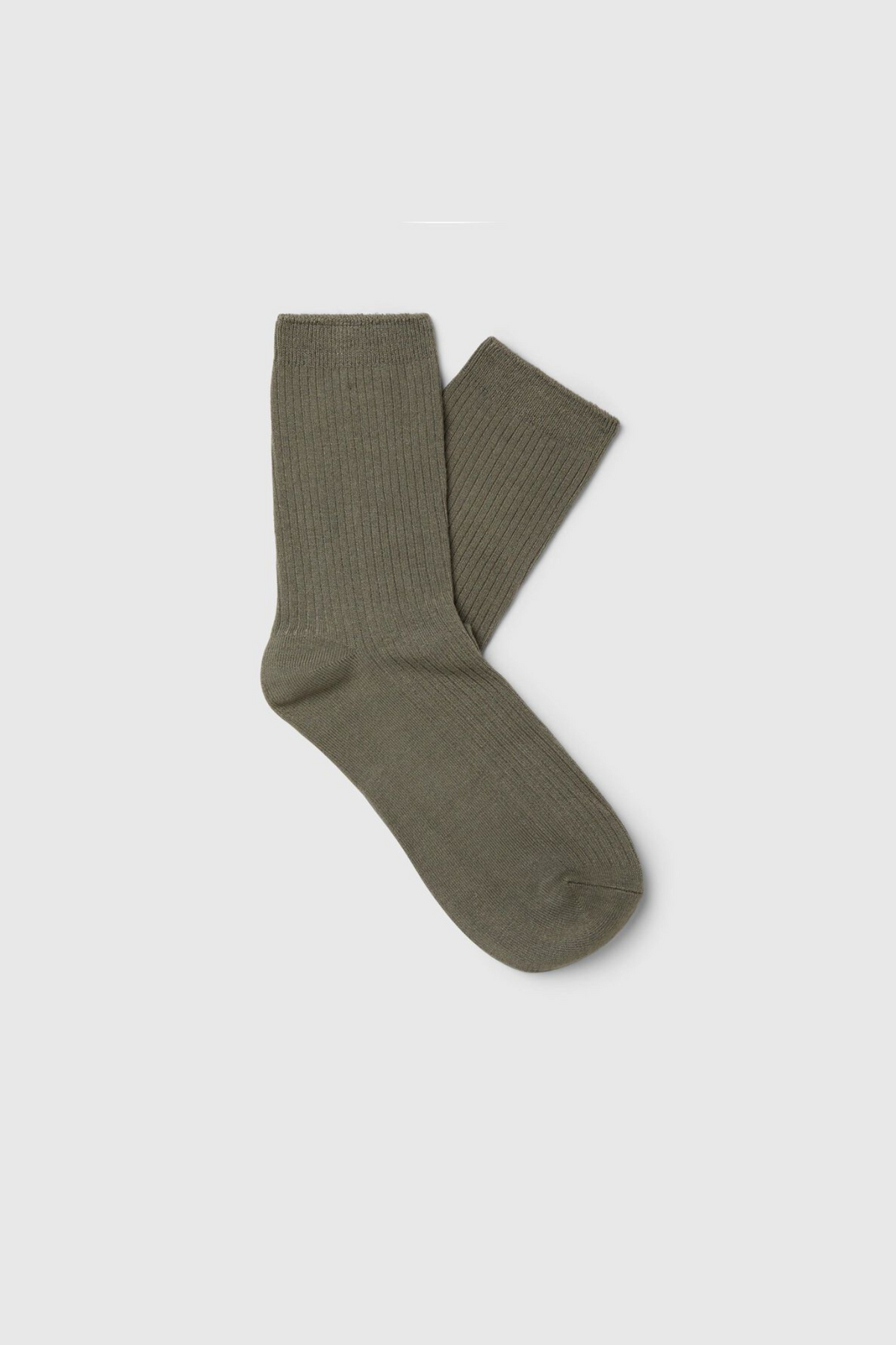 Selected Femme mel socks in vetiver.