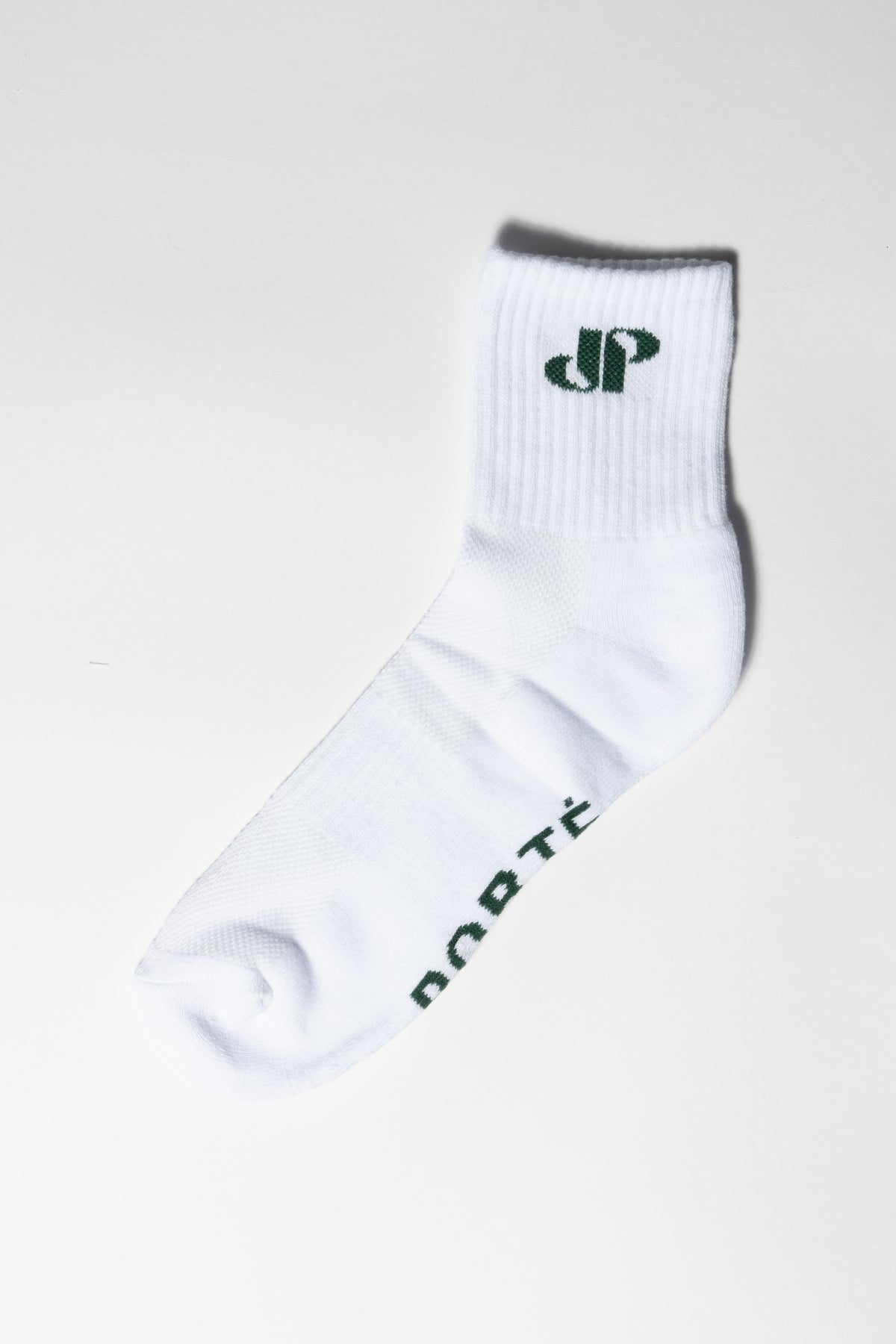 CHAUSSETTES À LOGO PORTÉ - BLANC/VERT