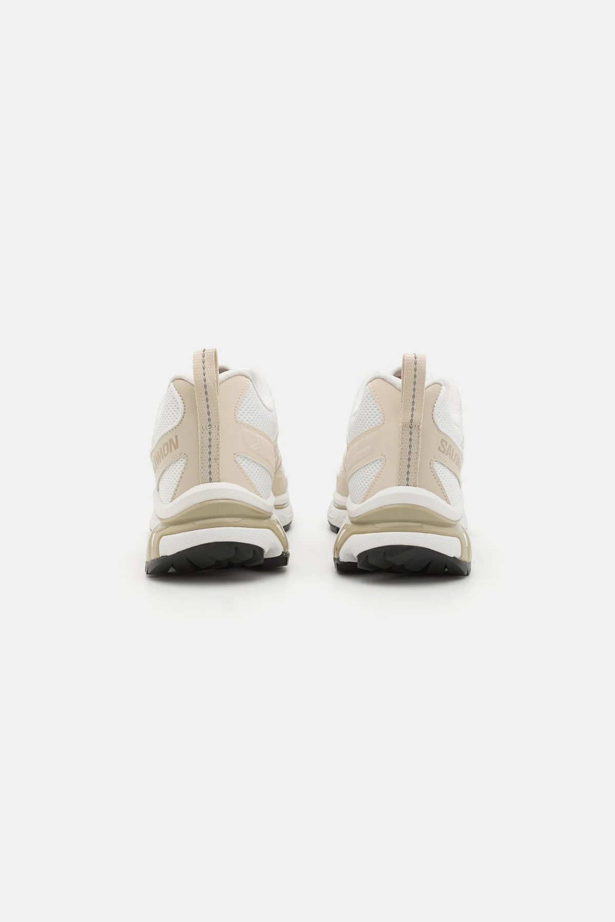 SALOMON XT-6 EXPANSE SNEAKERS MEN - WHITE/RAINY DAY/OXFORD TAN. Back view