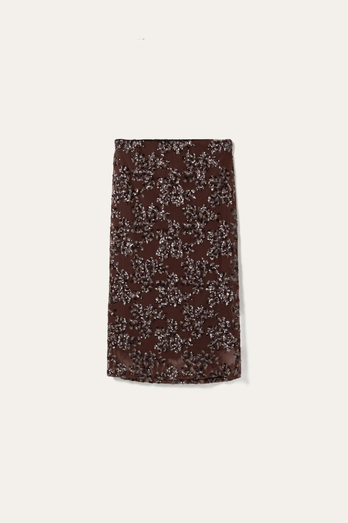 JOCELYN SKIRT - MEDIUM BROWN