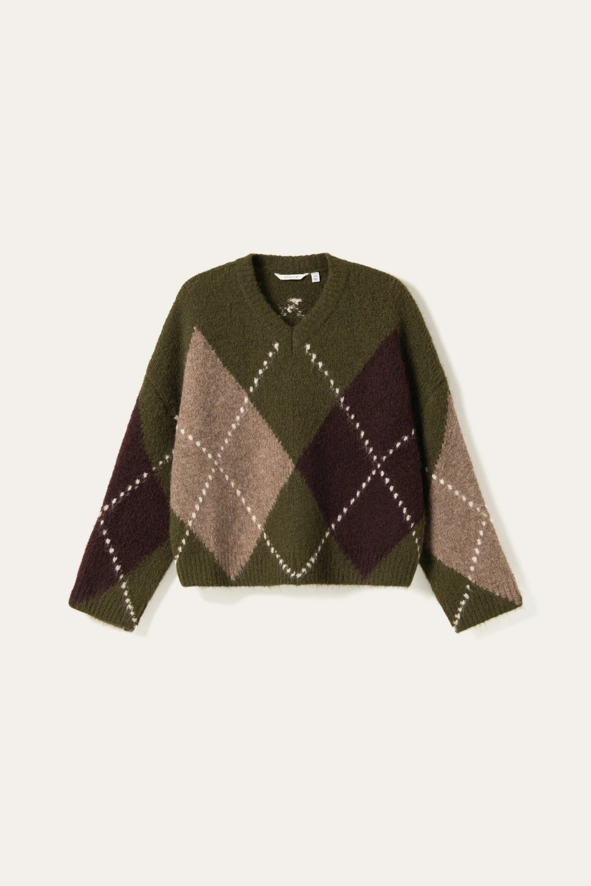 TRICOT LAI - VERT AVOCAT MÉLANGÉ